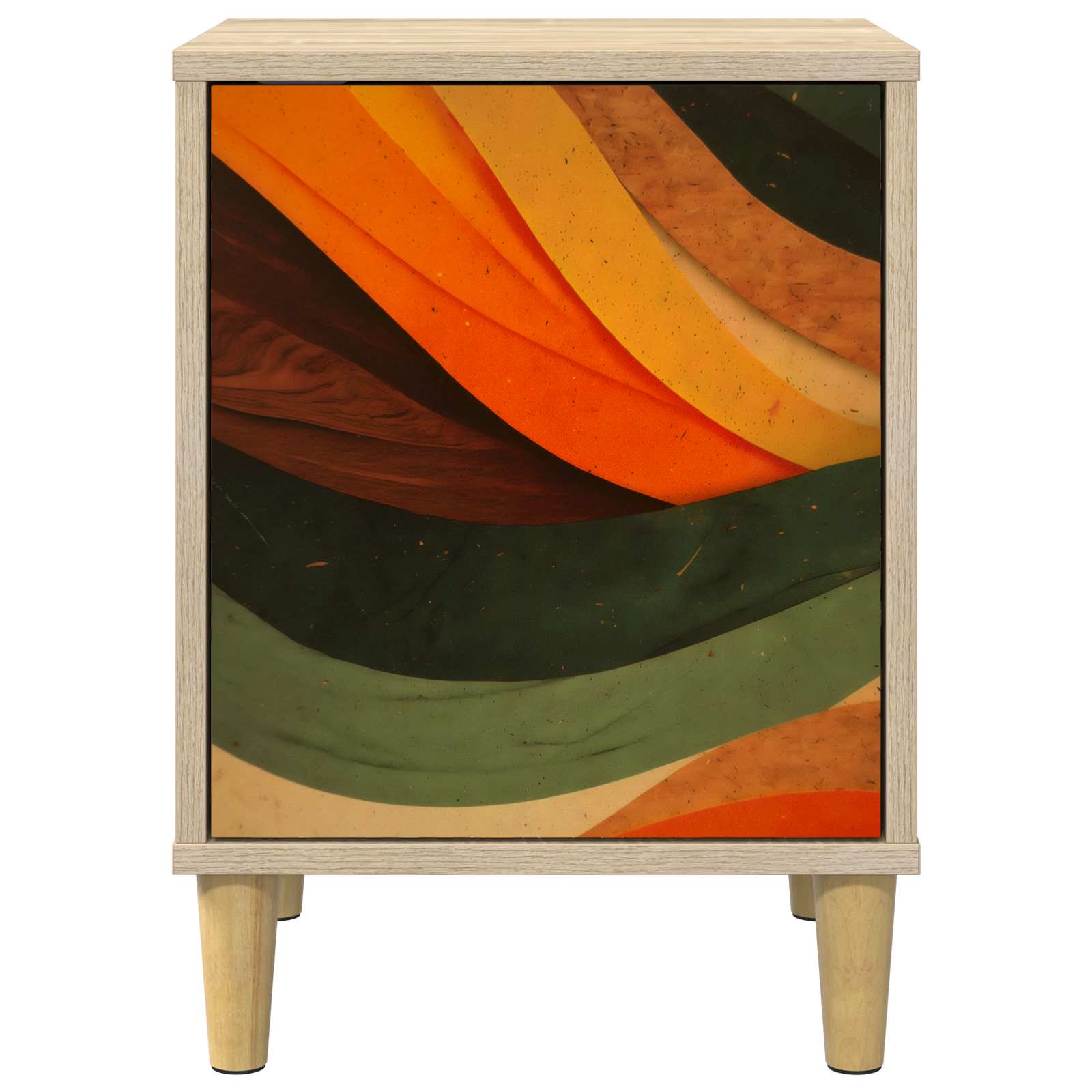 Table de chevet BONN 2 pc Chêne Sonoma 36 x 33 x 50 cm