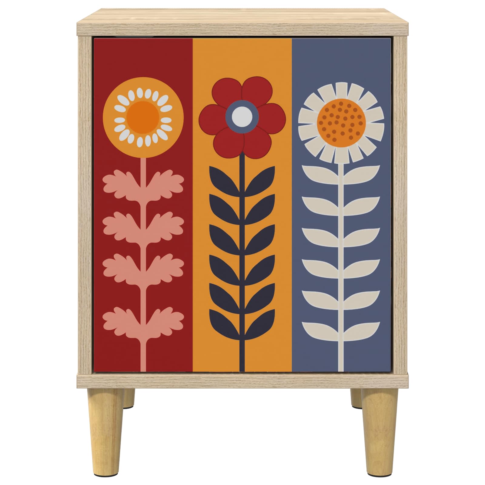 Table de chevet ESSEN 2 pc Chêne Sonoma 36 x 33 x 50 cm