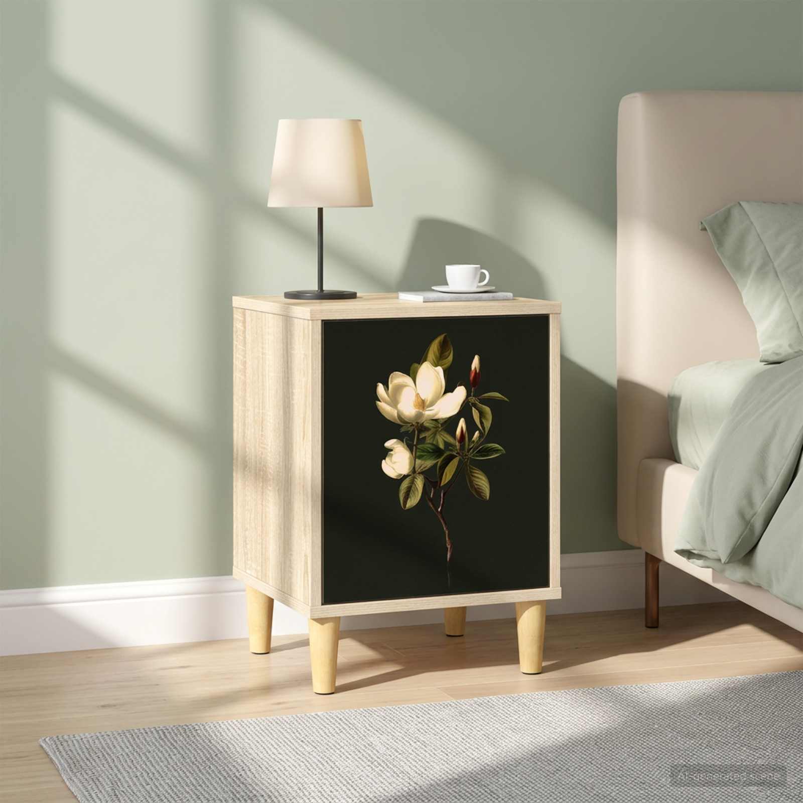 Table de chevet BREMEN 2 pc Chêne Sonoma 36 x 33 x 50 cm