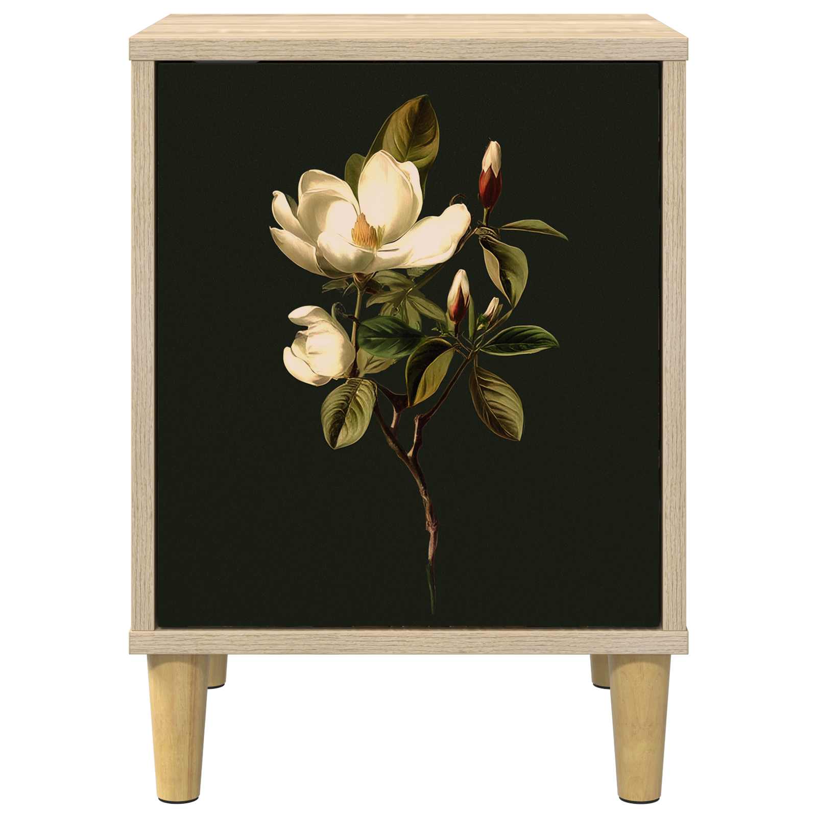 Table de chevet BREMEN 2 pc Chêne Sonoma 36 x 33 x 50 cm