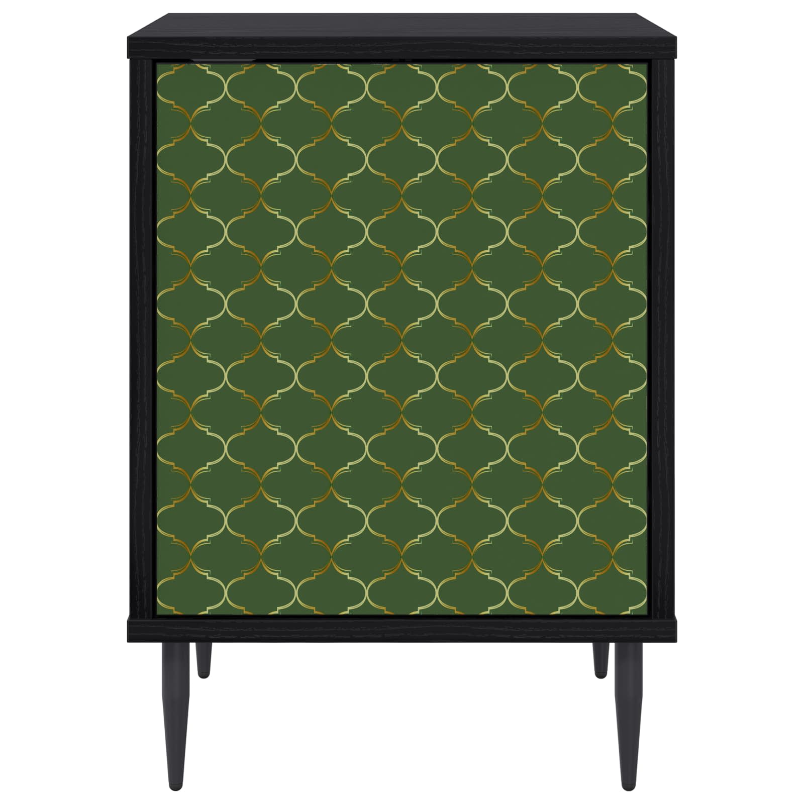 Table de chevet GELEEN 2 pc Chêne noir 36 x 33 x 51 cm