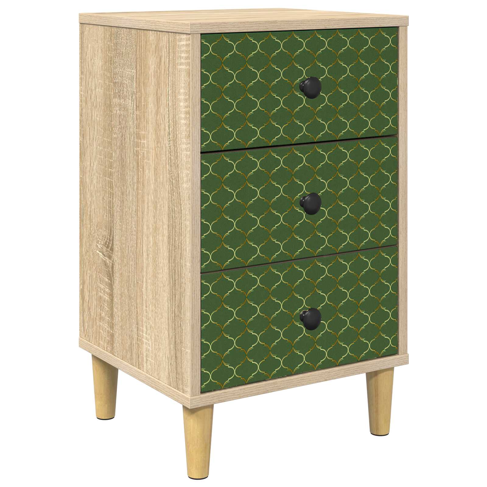Table de chevet GELEEN Chêne Sonoma 36 x 33 x 60 cm