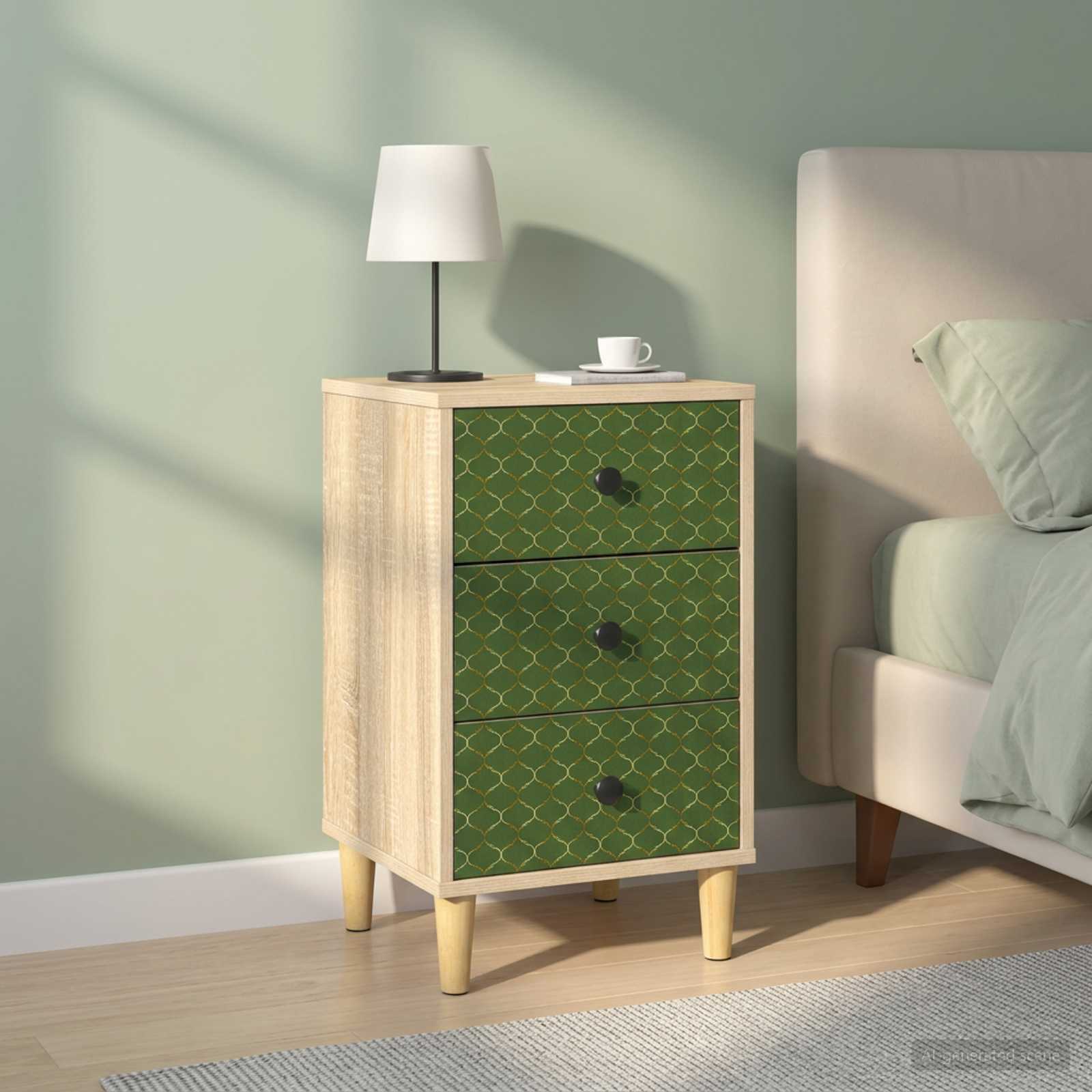 Table de chevet GELEEN 2 pc Chêne Sonoma 36 x 33 x 60 cm