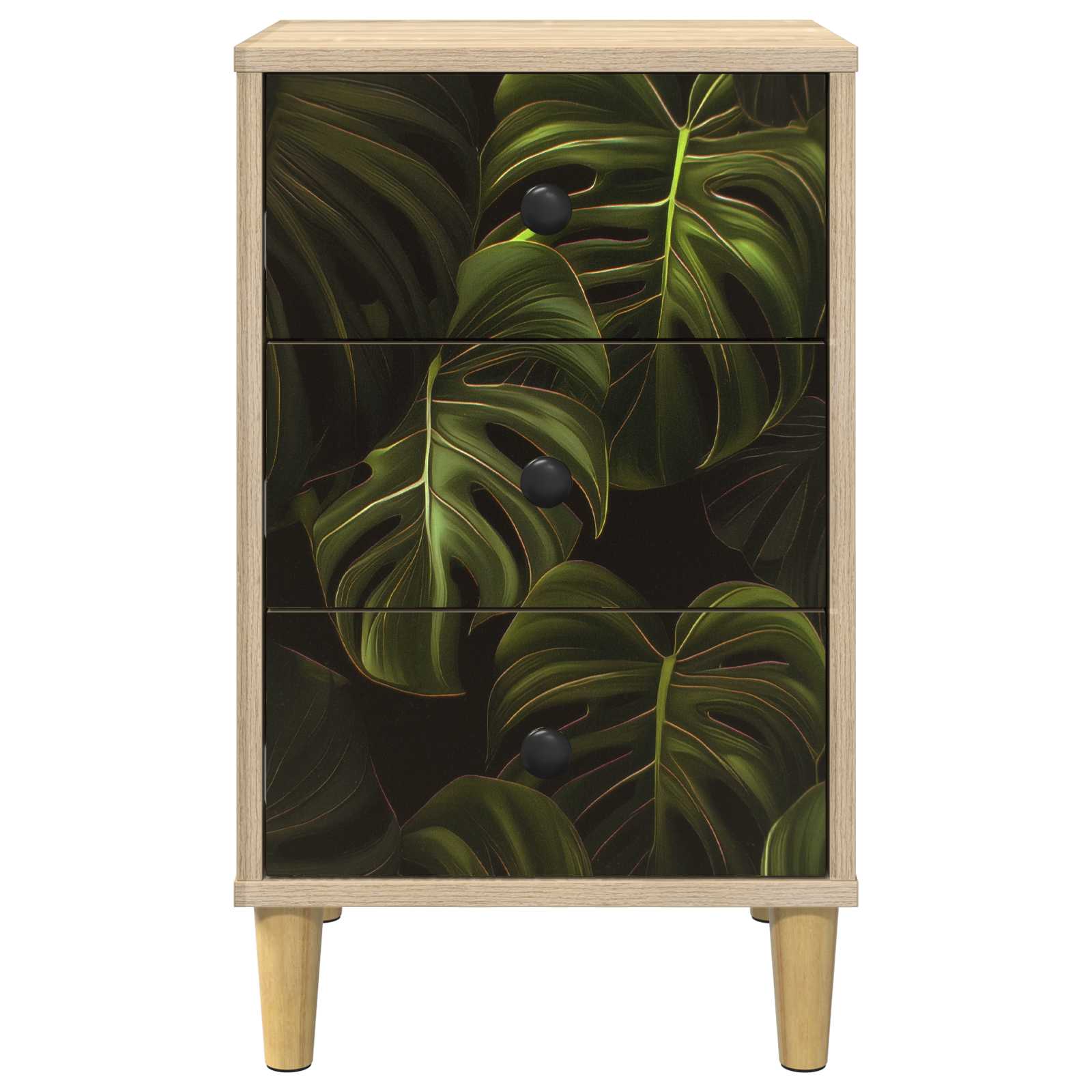 Table de chevet ELBURG Chêne Sonoma 36 x 33 x 60 cm