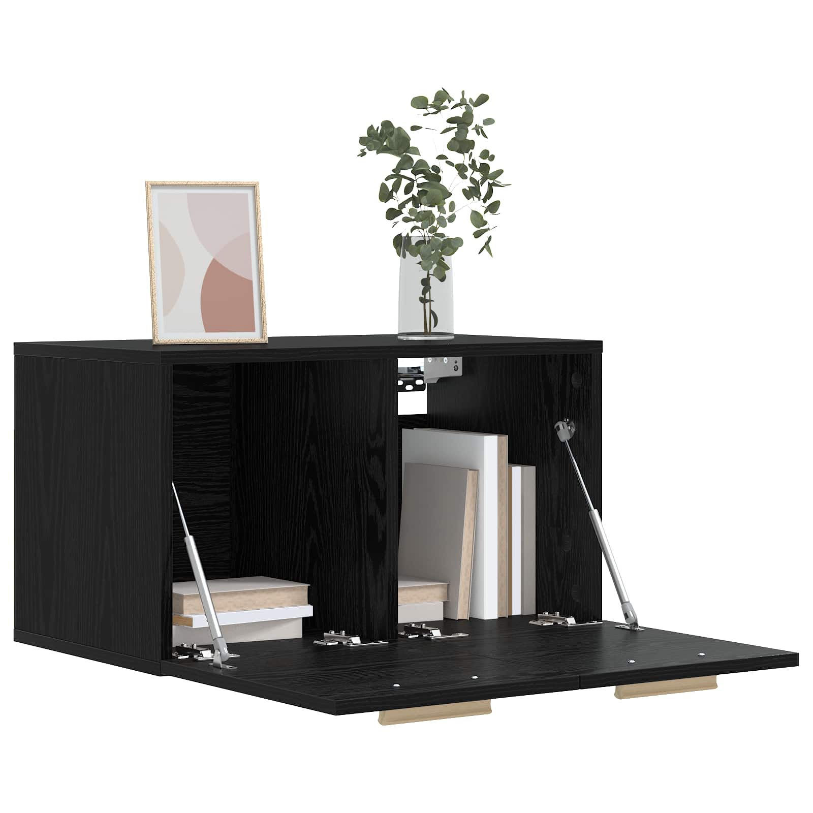 Meuble mural Chêne noir 60 x 36,5 x 35 cm Bois d'ingénierie