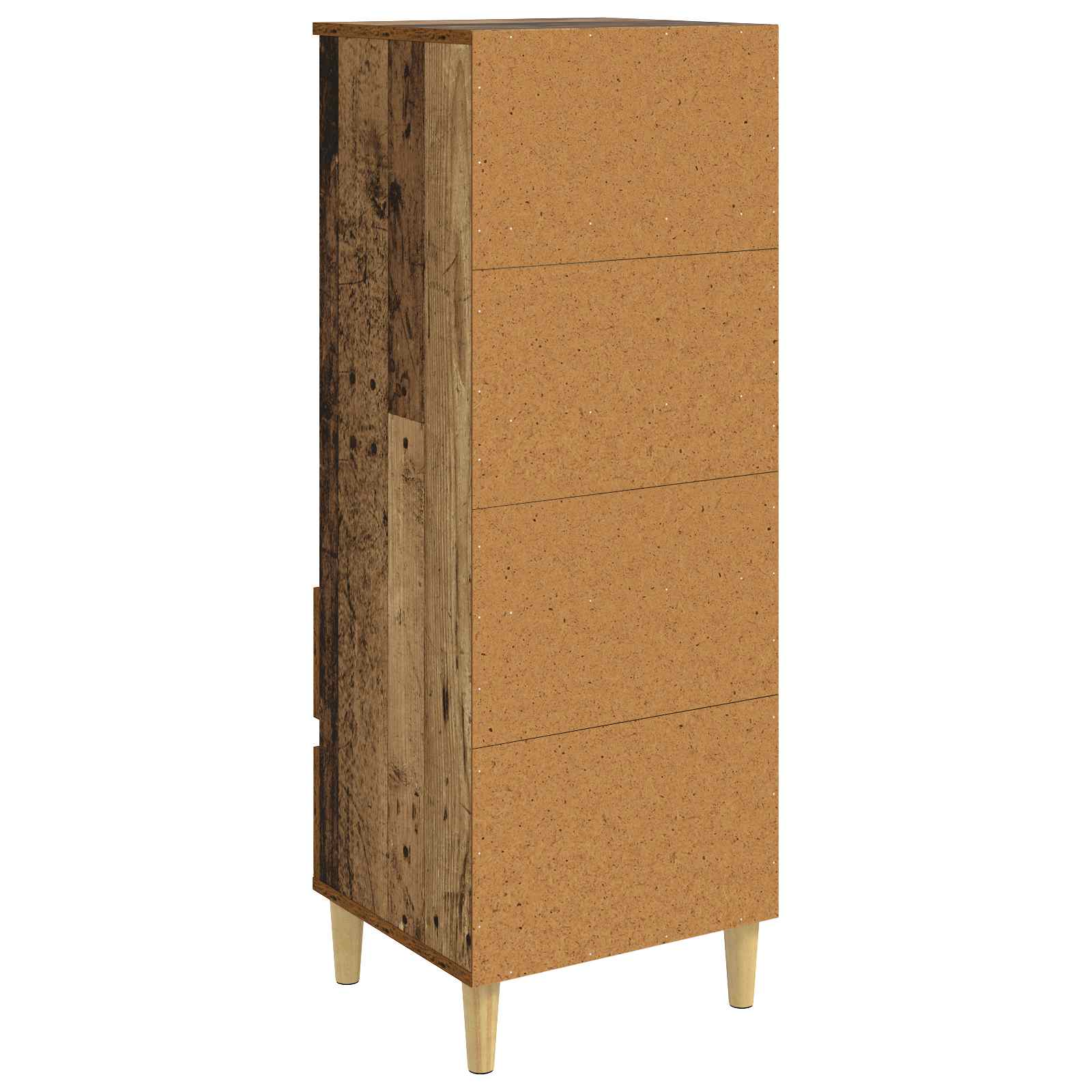 Haut Armoire Bois ancien 40 x 36 x 110 cm Bois d'ingénierie