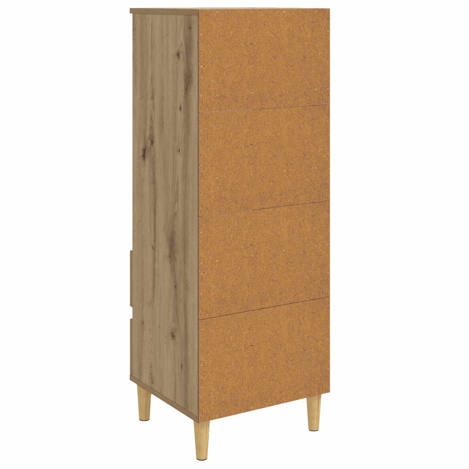 Haut Armoire Chêne artisanal 40 x 36 x 110 cm Bois d'ingénierie