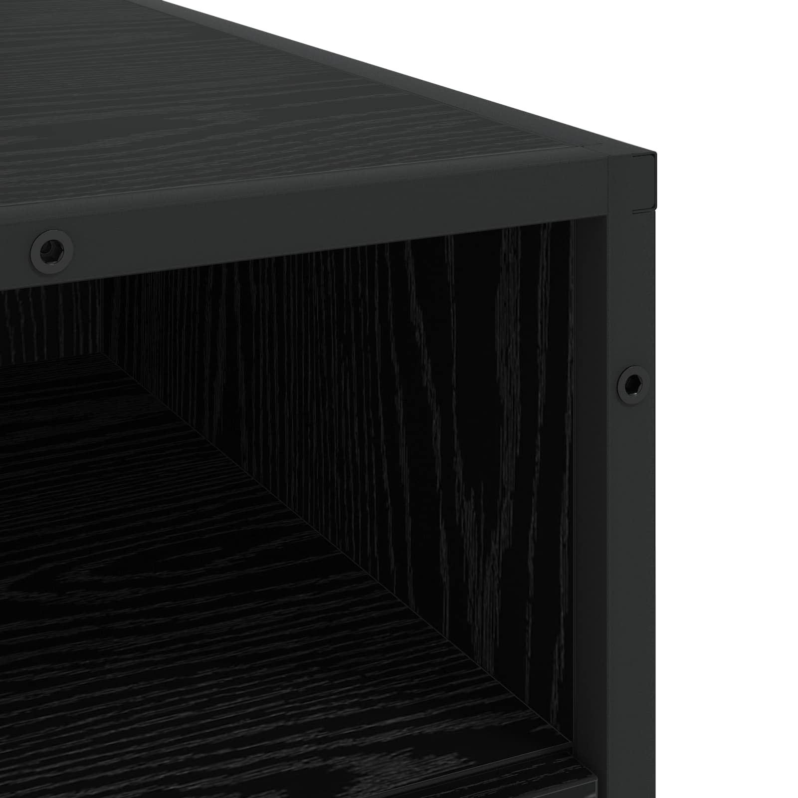 Armoire à tiroirs 4-Tiroir Chêne noir 70 x 41 x 83,5 cm
