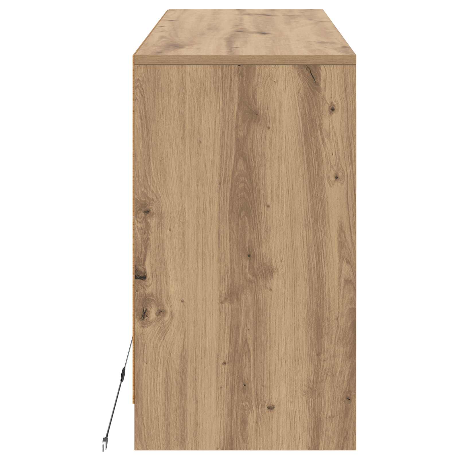 Meuble TV 91 x 34 x 61 cm Chêne artisanal Bois d'ingénierie - XIOS