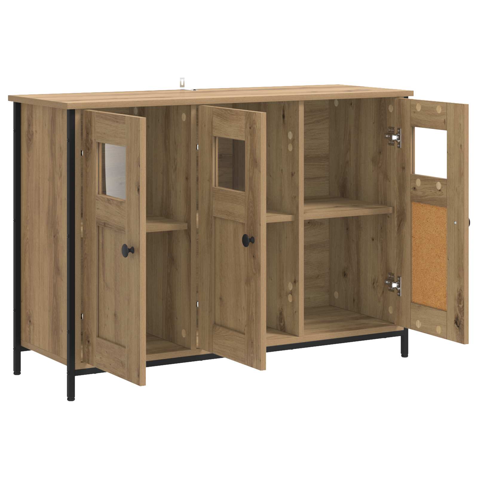 Buffet Chêne artisanal 100 x 35 x 70 cm Bois d'ingénierie