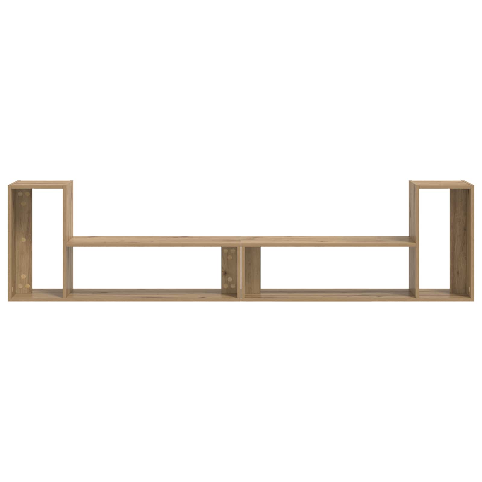 Meuble TV 100 x 30 x 50 cm Chêne artisanal Bois d'ingénierie - XIOS