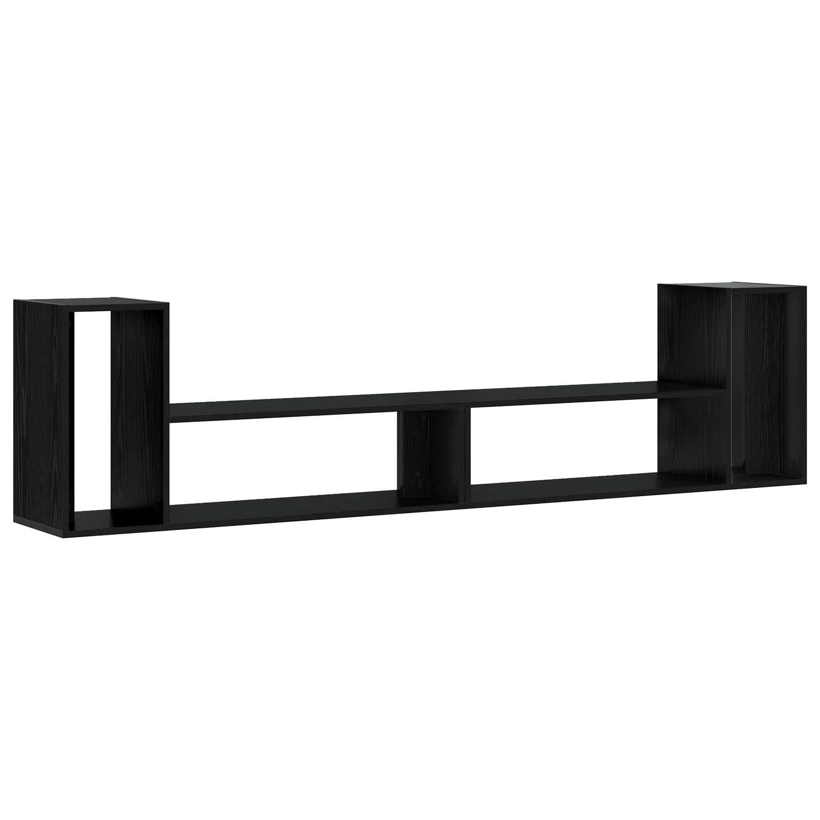 Meuble TV 100 x 30 x 50 cm Chêne noir Bois d'ingénierie
