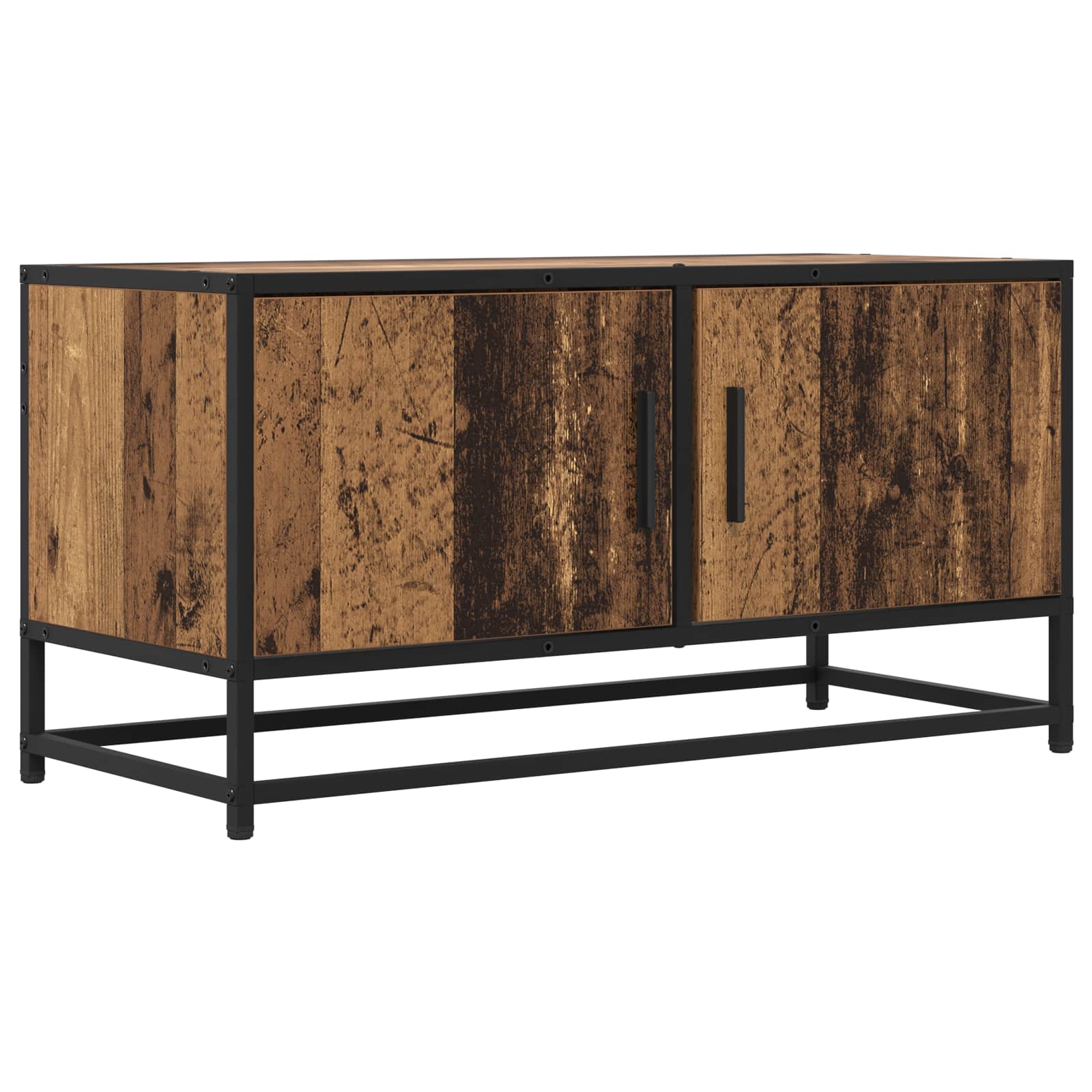 Meuble TV 80 x 34,5 x 40 cm Bois ancien Bois d'ingénierie - XIOS