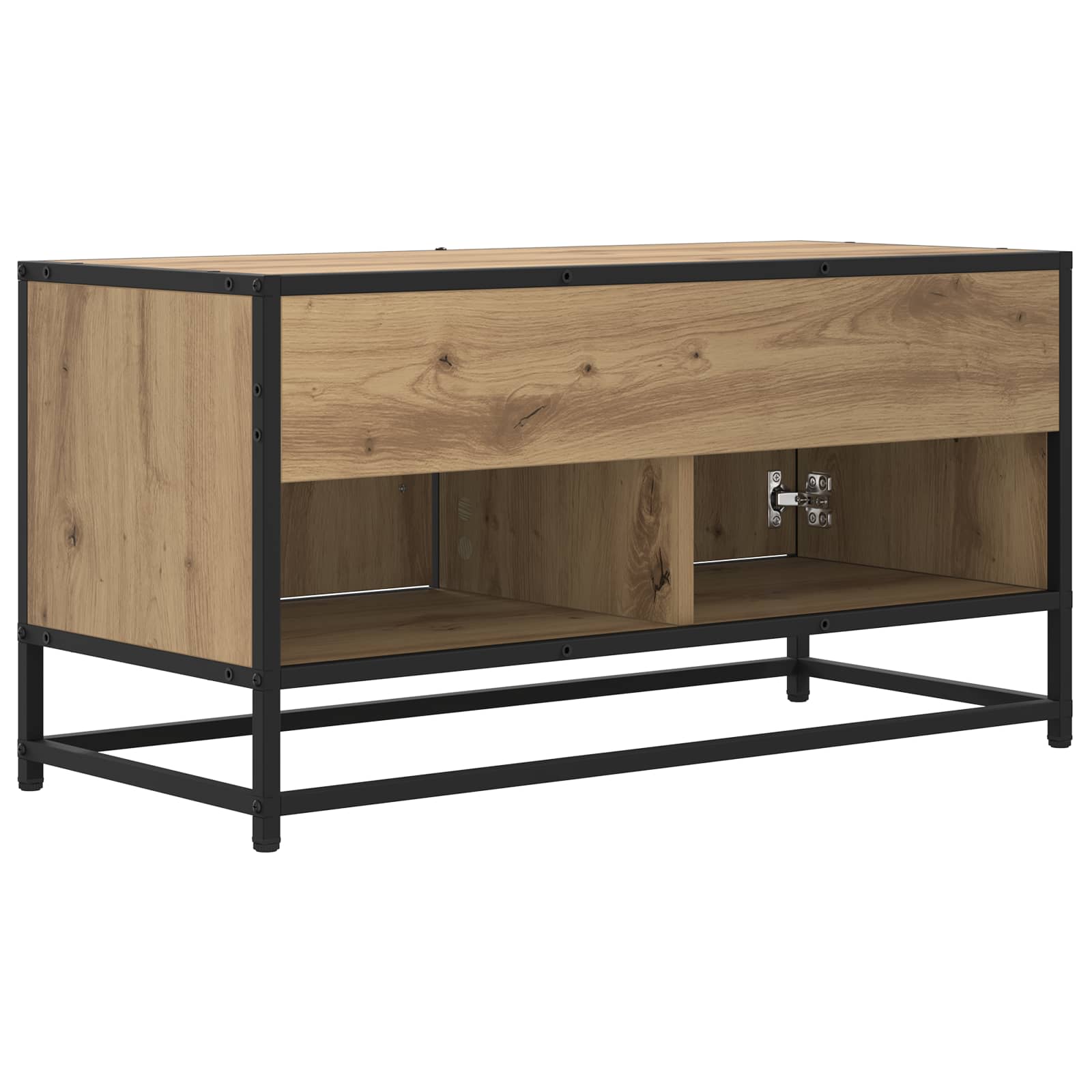 Meuble TV 80 x 34,5 x 40 cm Chêne artisanal Bois d'ingénierie - XIOS