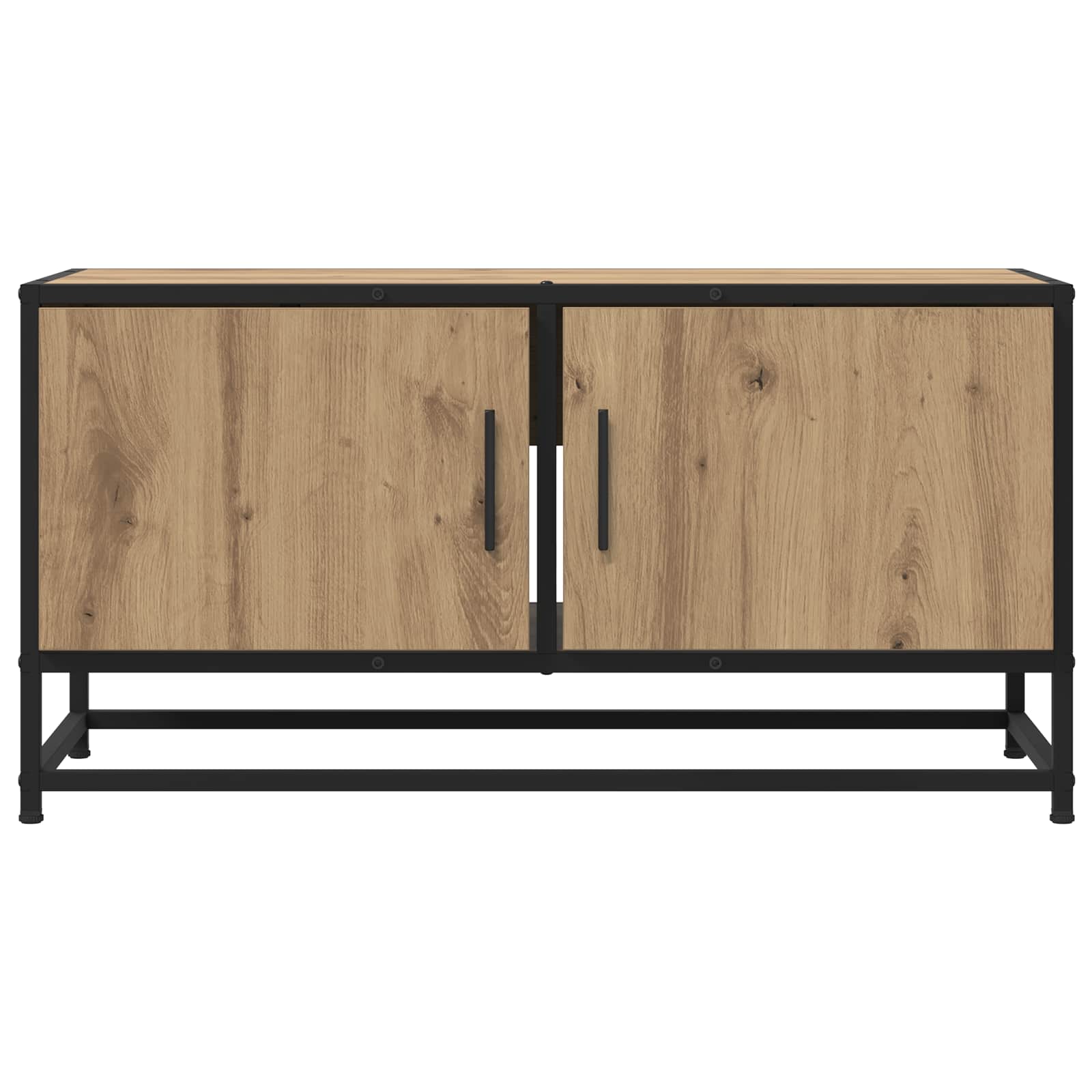 Meuble TV 80 x 34,5 x 40 cm Chêne artisanal Bois d'ingénierie - XIOS