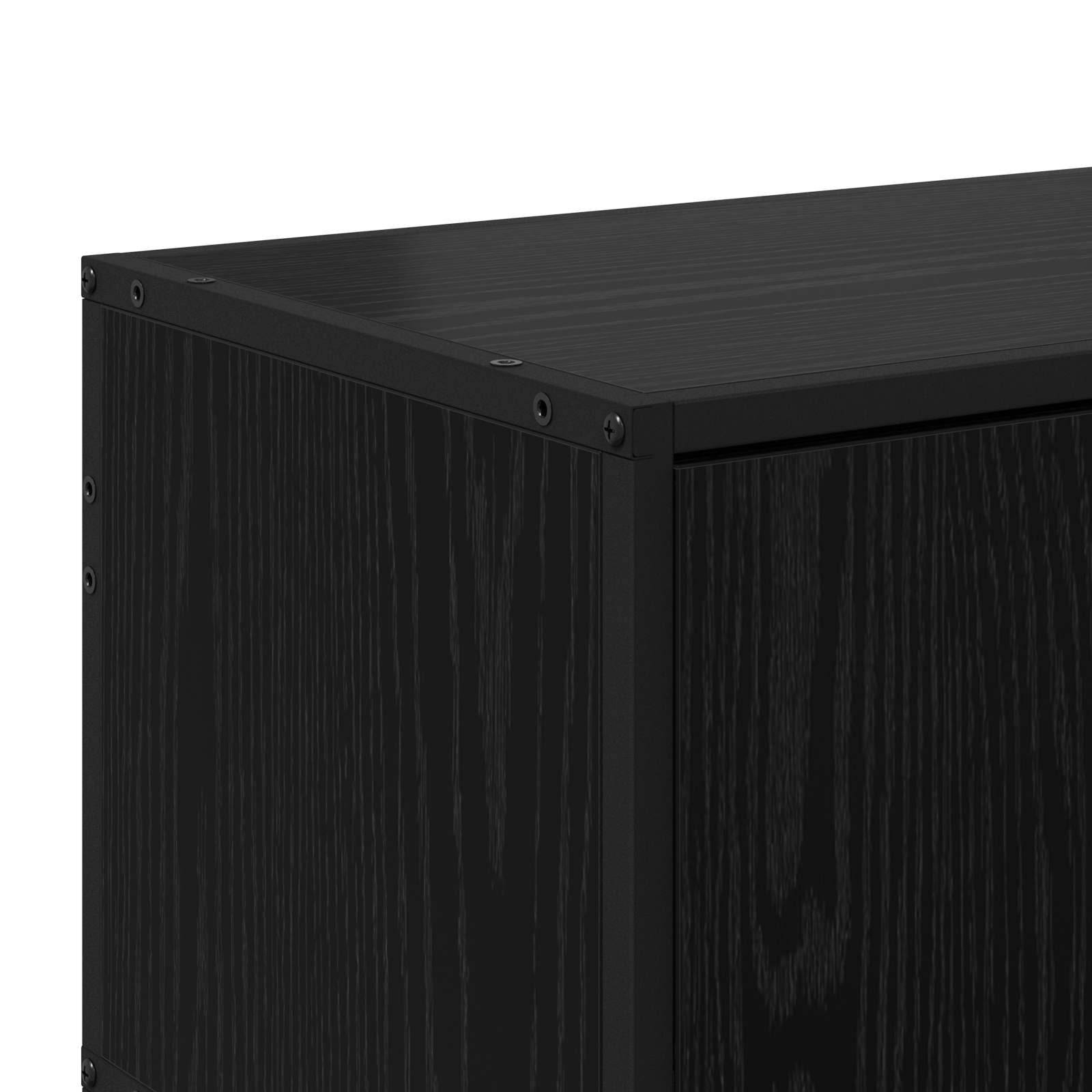 Meuble TV 80 x 34,5 x 40 cm Chêne noir Bois d'ingénierie