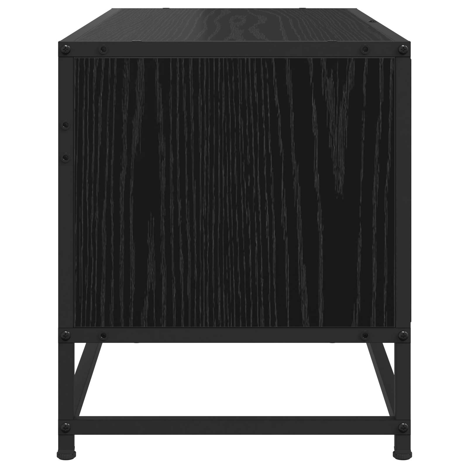 Meuble TV 80 x 34,5 x 40 cm Chêne noir Bois d'ingénierie