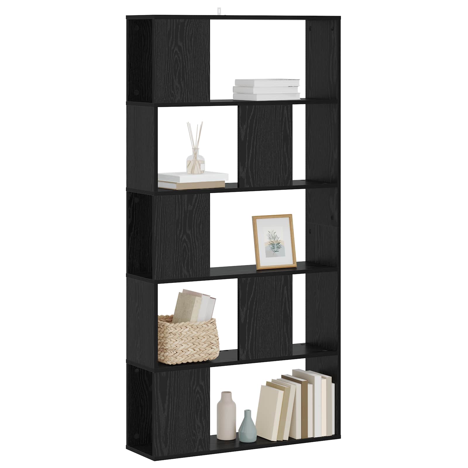 Bibliothèque Chêne noir 80,5 x 23,5 x 162,5 cm PB