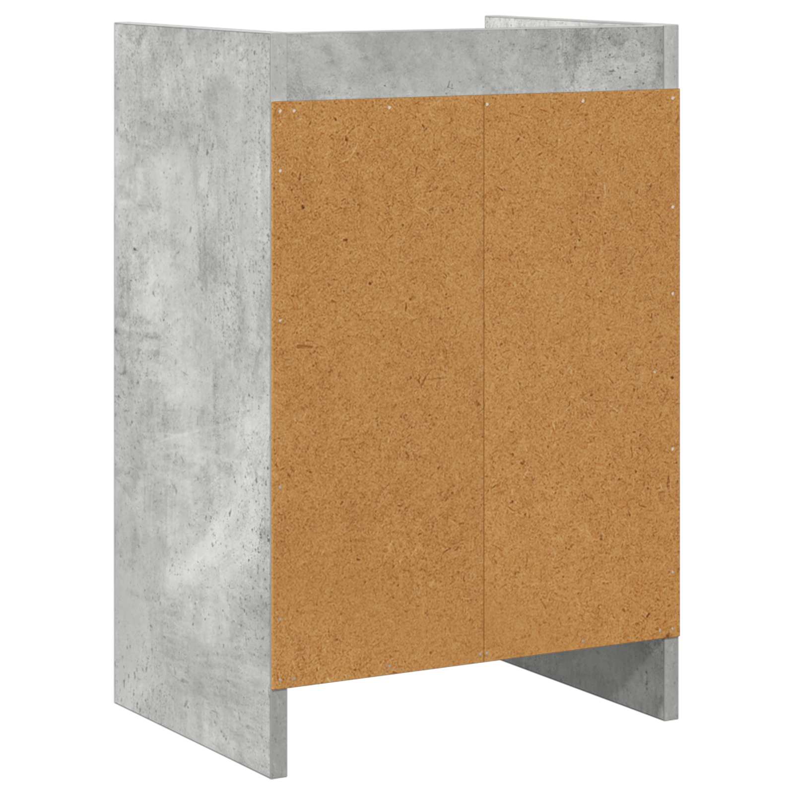 Tables de chevet 2 pcs Gris béton 40 x 30 x 60 cm