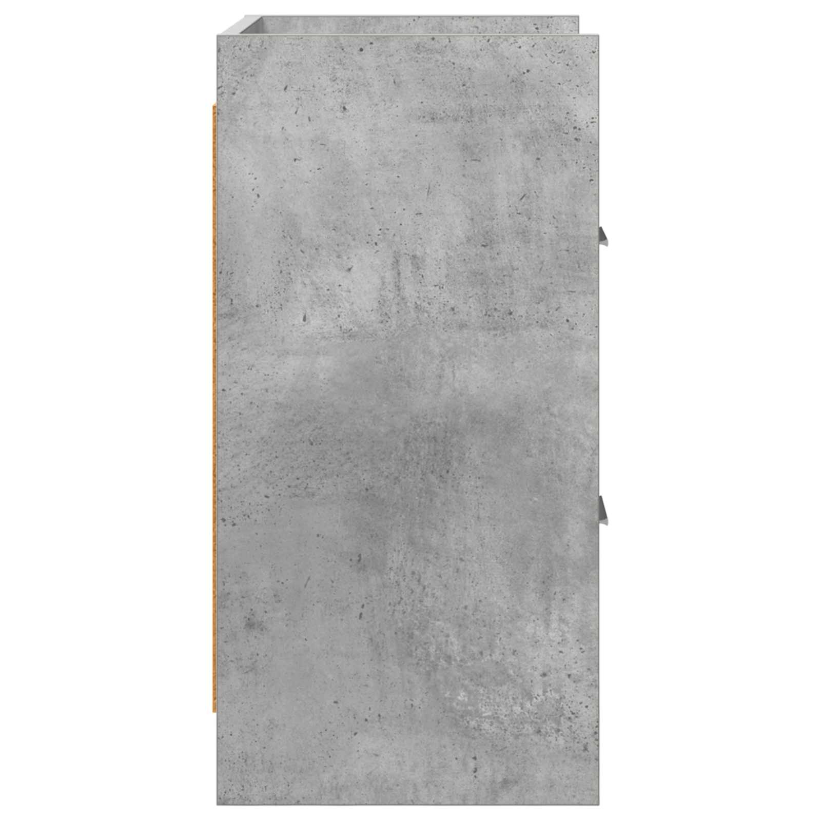 Tables de chevet 2 pcs Gris béton 40 x 30 x 60 cm