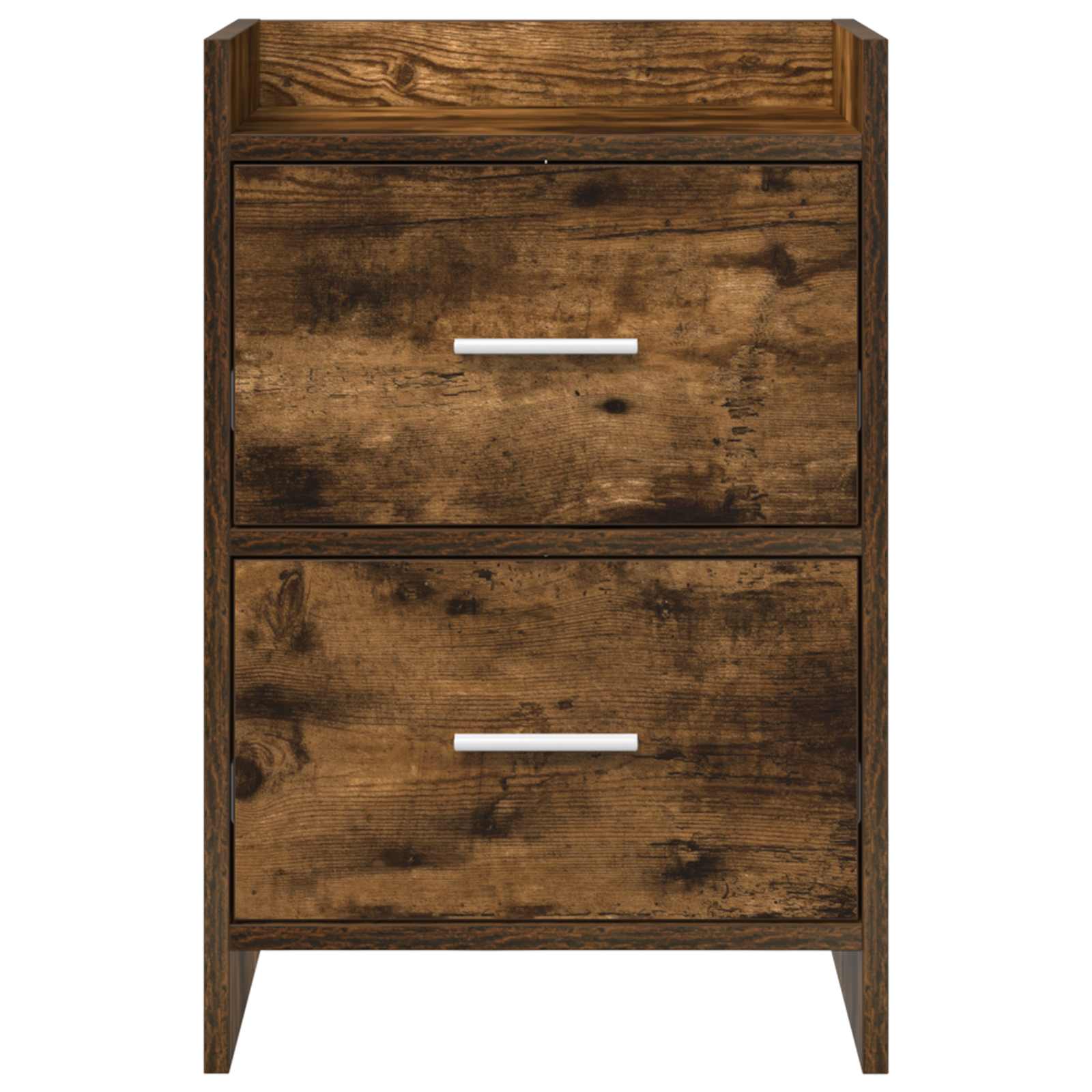 Tables de chevet 2 pcs Chêne fumé 40 x 30 x 60 cm
