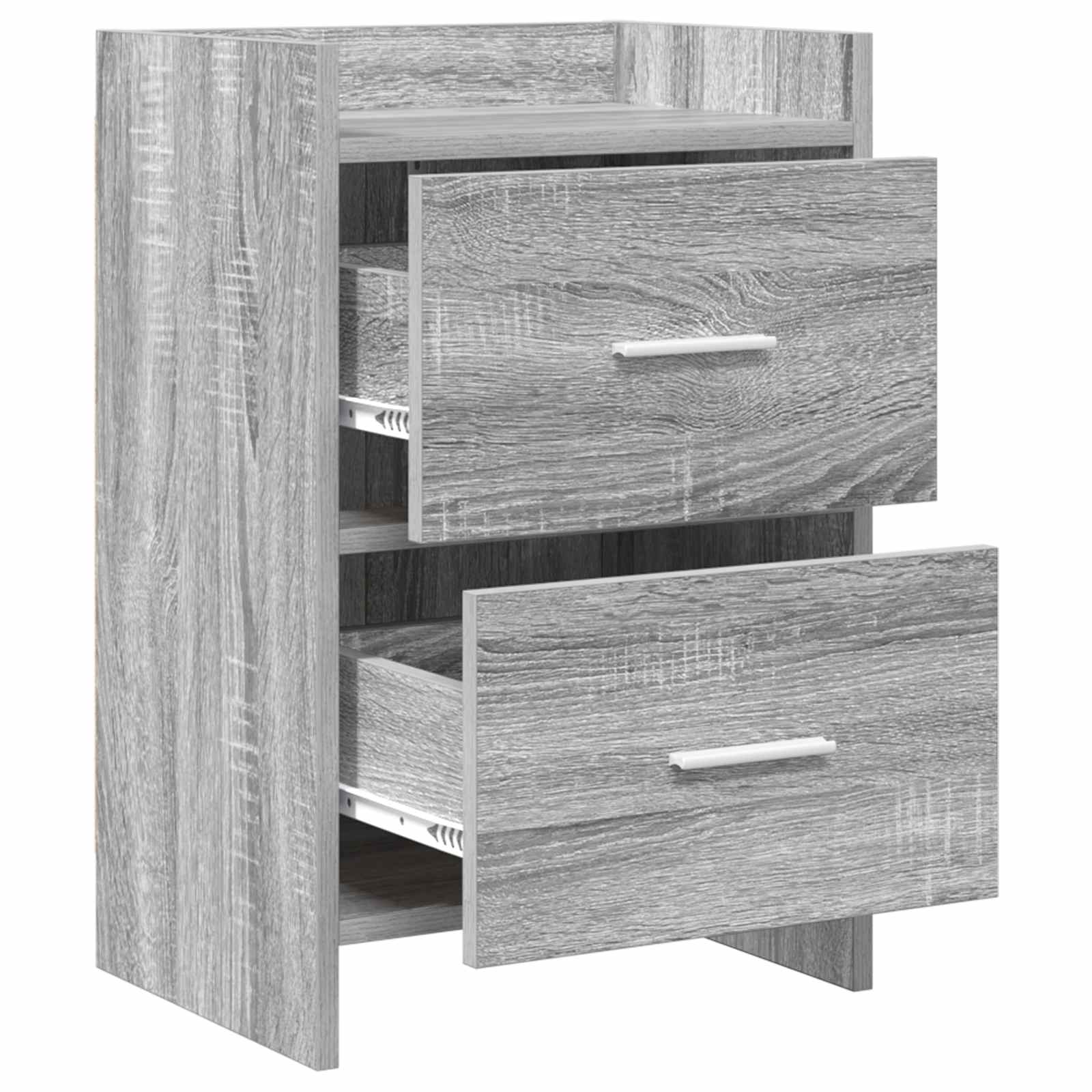 Tables de chevet 2 pcs Sonoma gris 40 x 30 x 60 cm