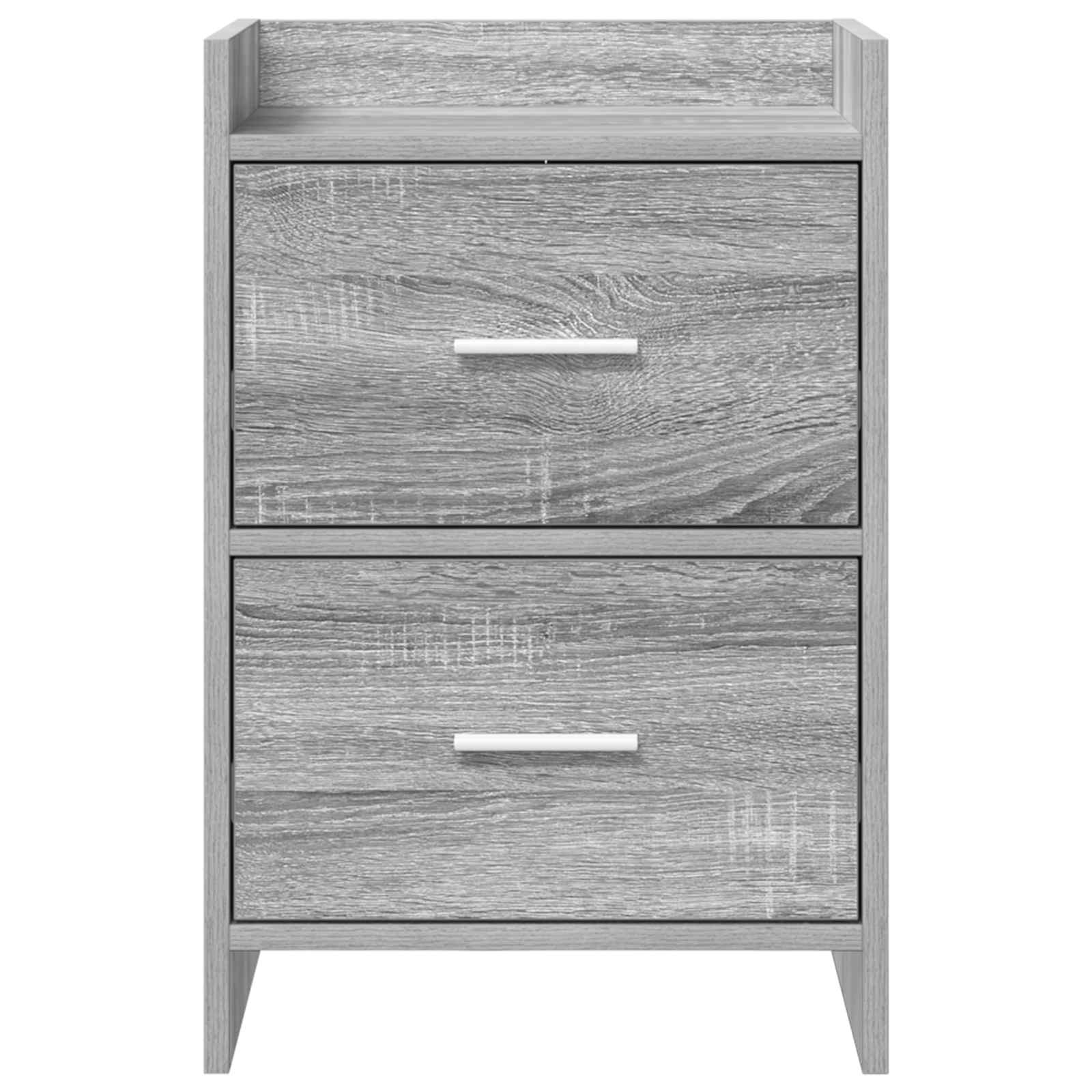 Tables de chevet 2 pcs Sonoma gris 40 x 30 x 60 cm