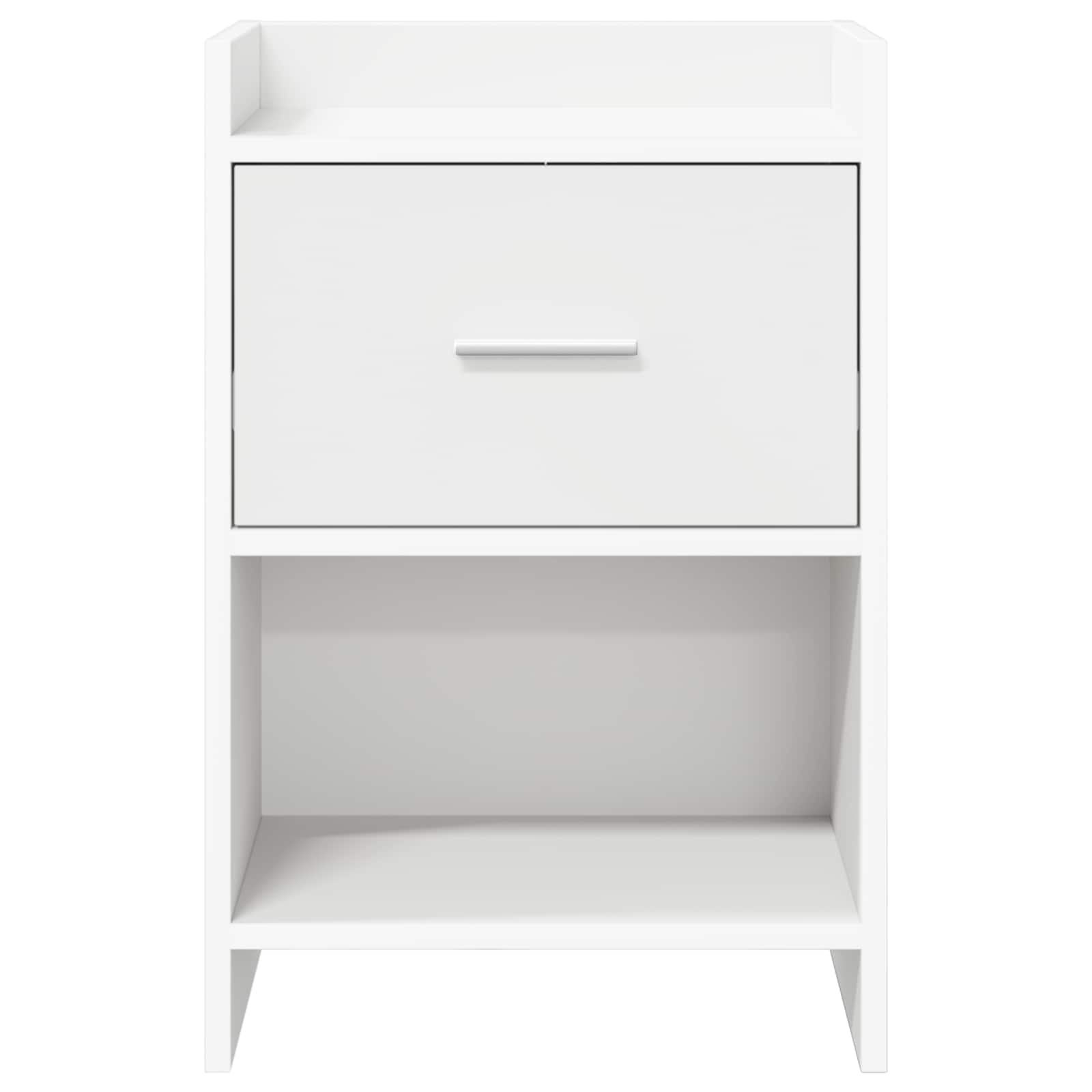 Tables de chevet 2 pcs Blanc 40 x 30 x 60 cm Bois d'ingénierie