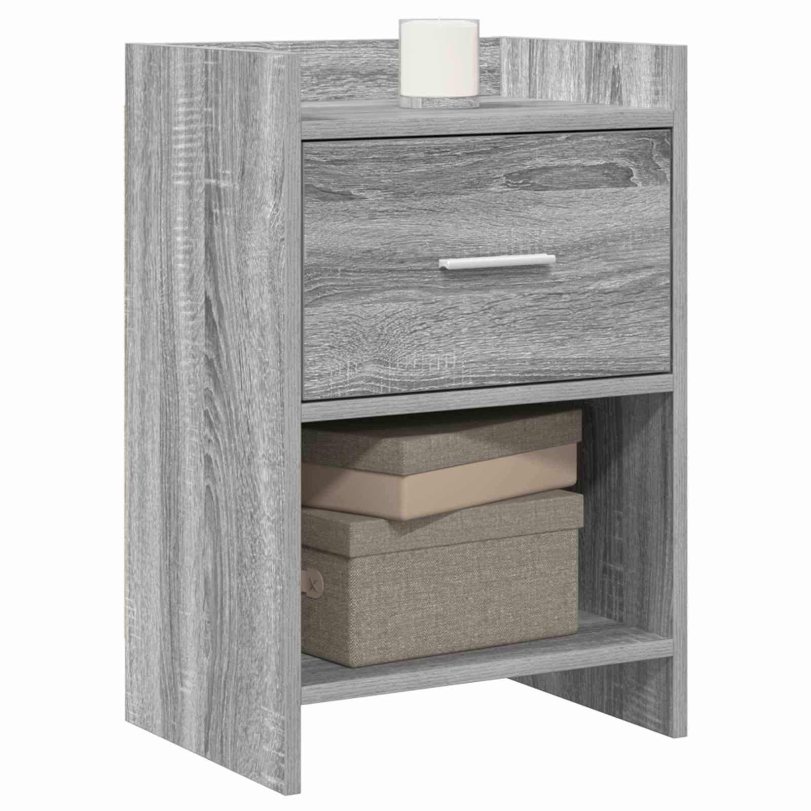 Tables de chevet 2 pcs Sonoma gris 40 x 30 x 60 cm