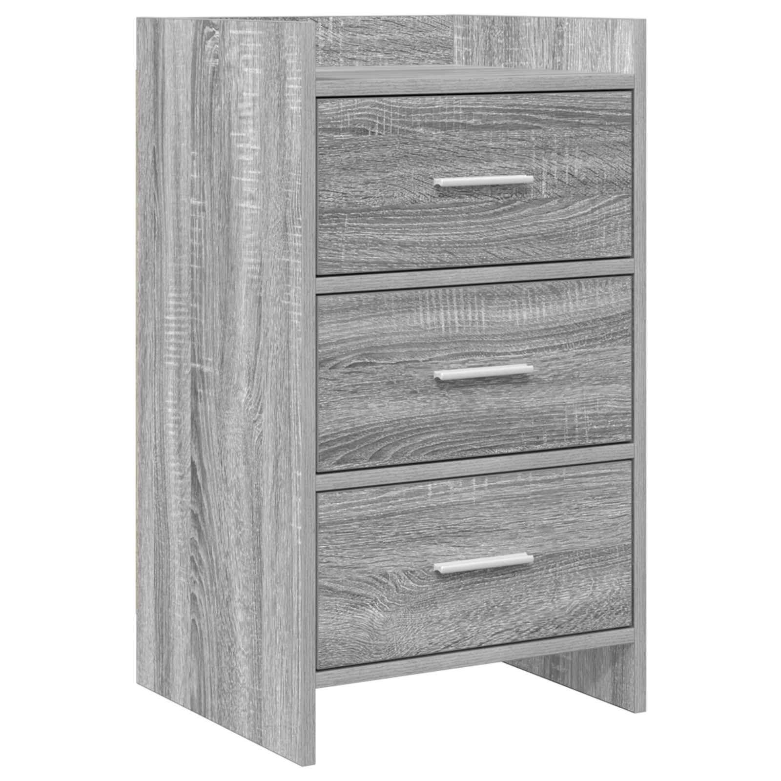 Tables de chevet Sonoma gris 40 x 36 x 70 cm Bois d'ingénierie