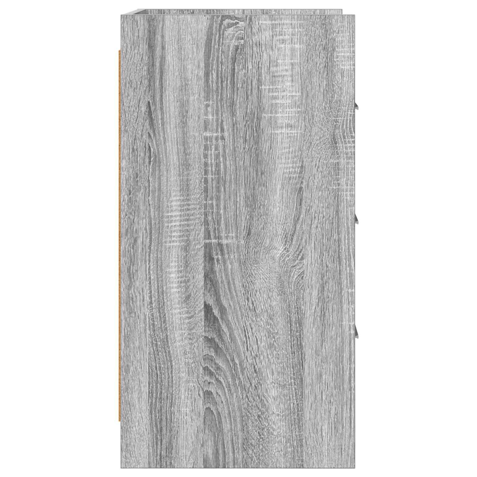 Tables de chevet Sonoma gris 40 x 36 x 70 cm Bois d'ingénierie