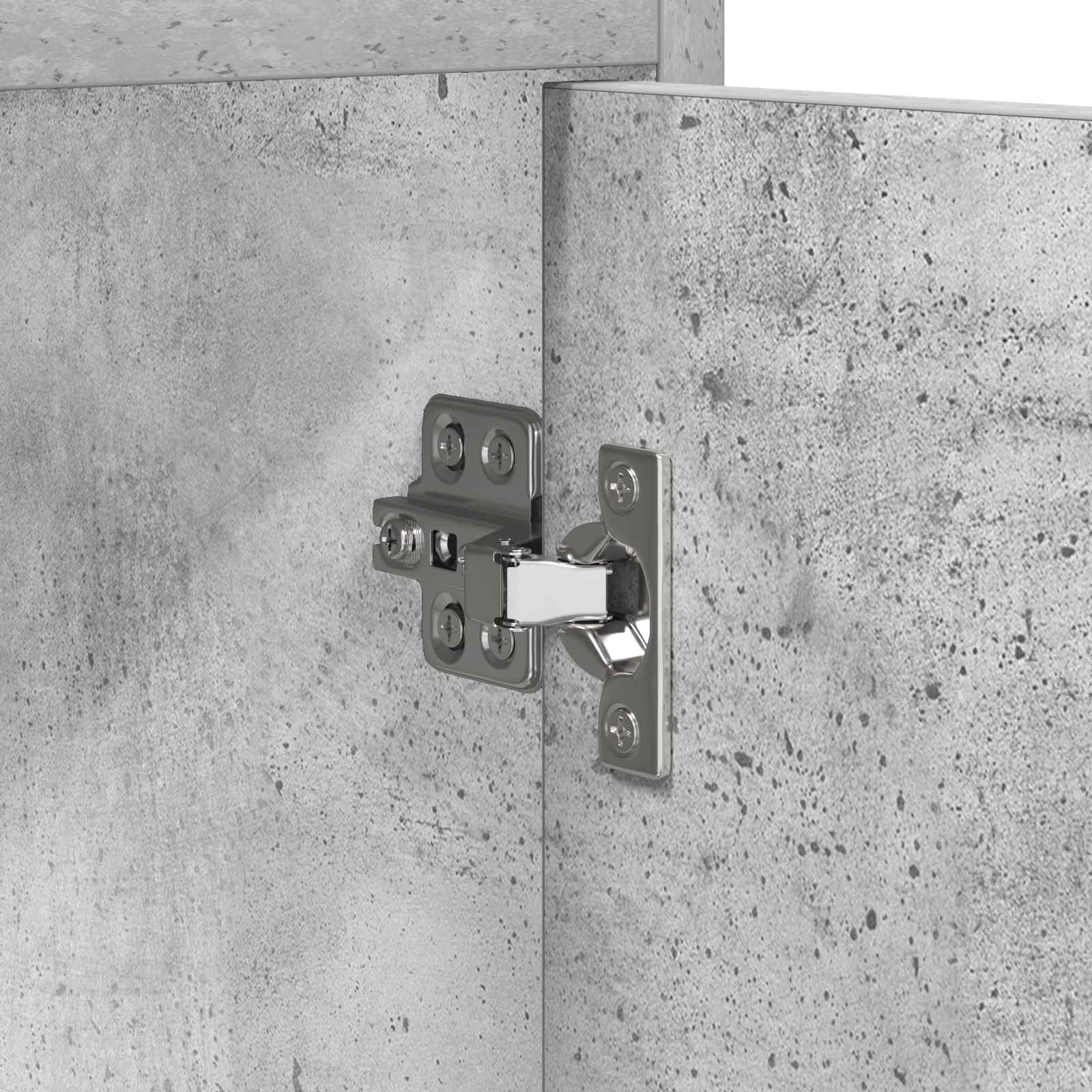 Tables de chevet 2 pcs Gris béton 40 x 36 x 60 cm