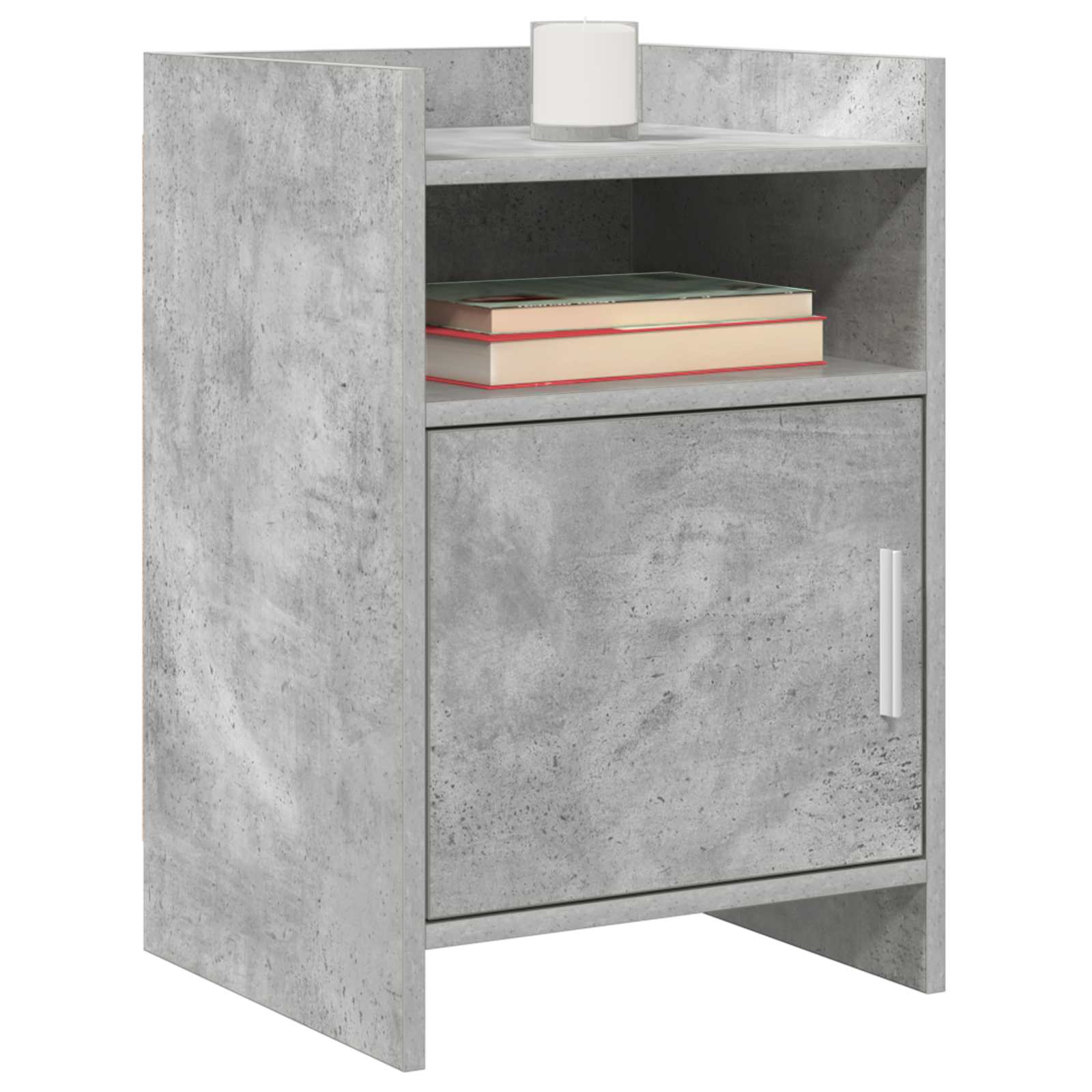 Tables de chevet 2 pcs Gris béton 40 x 36 x 60 cm