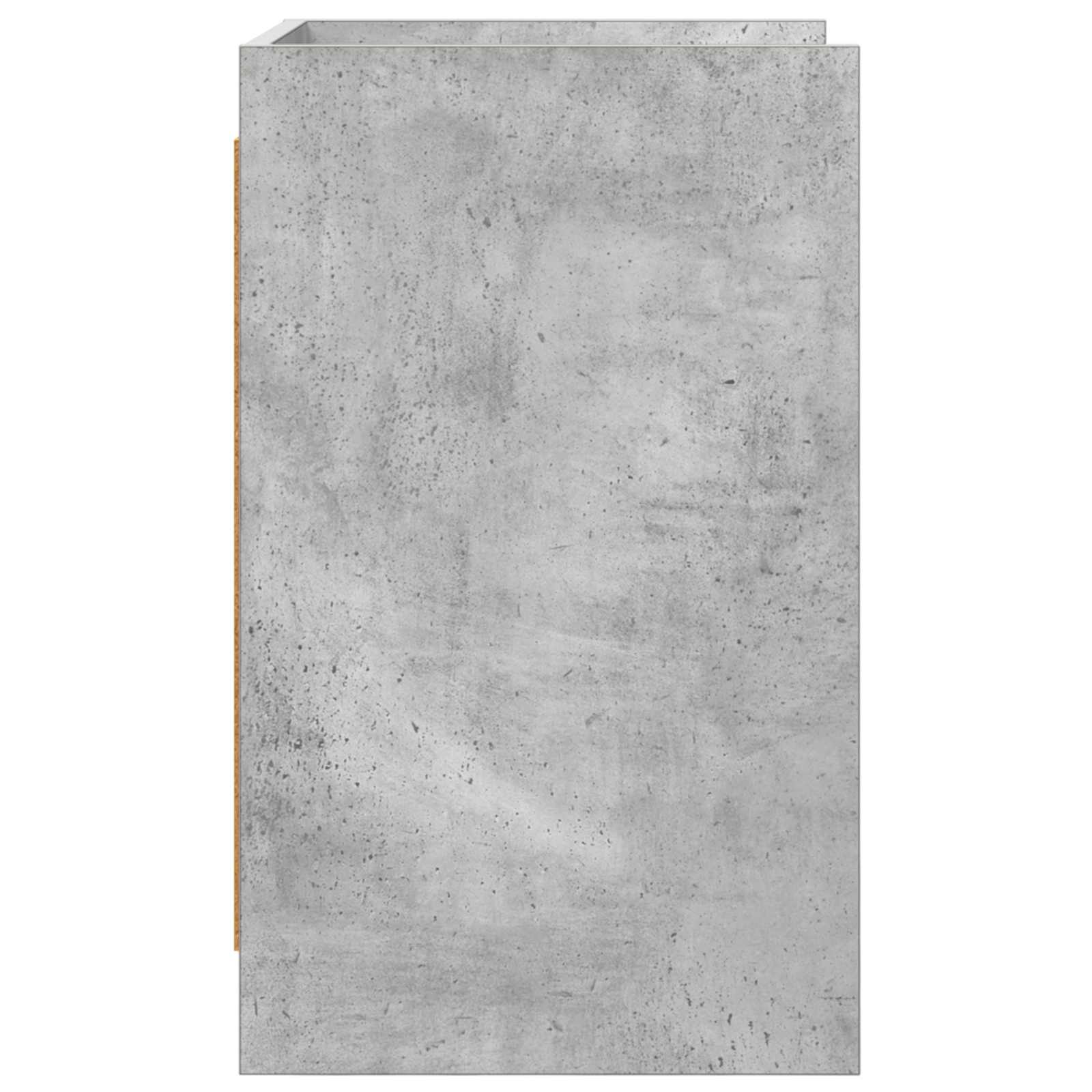 Tables de chevet 2 pcs Gris béton 40 x 36 x 60 cm