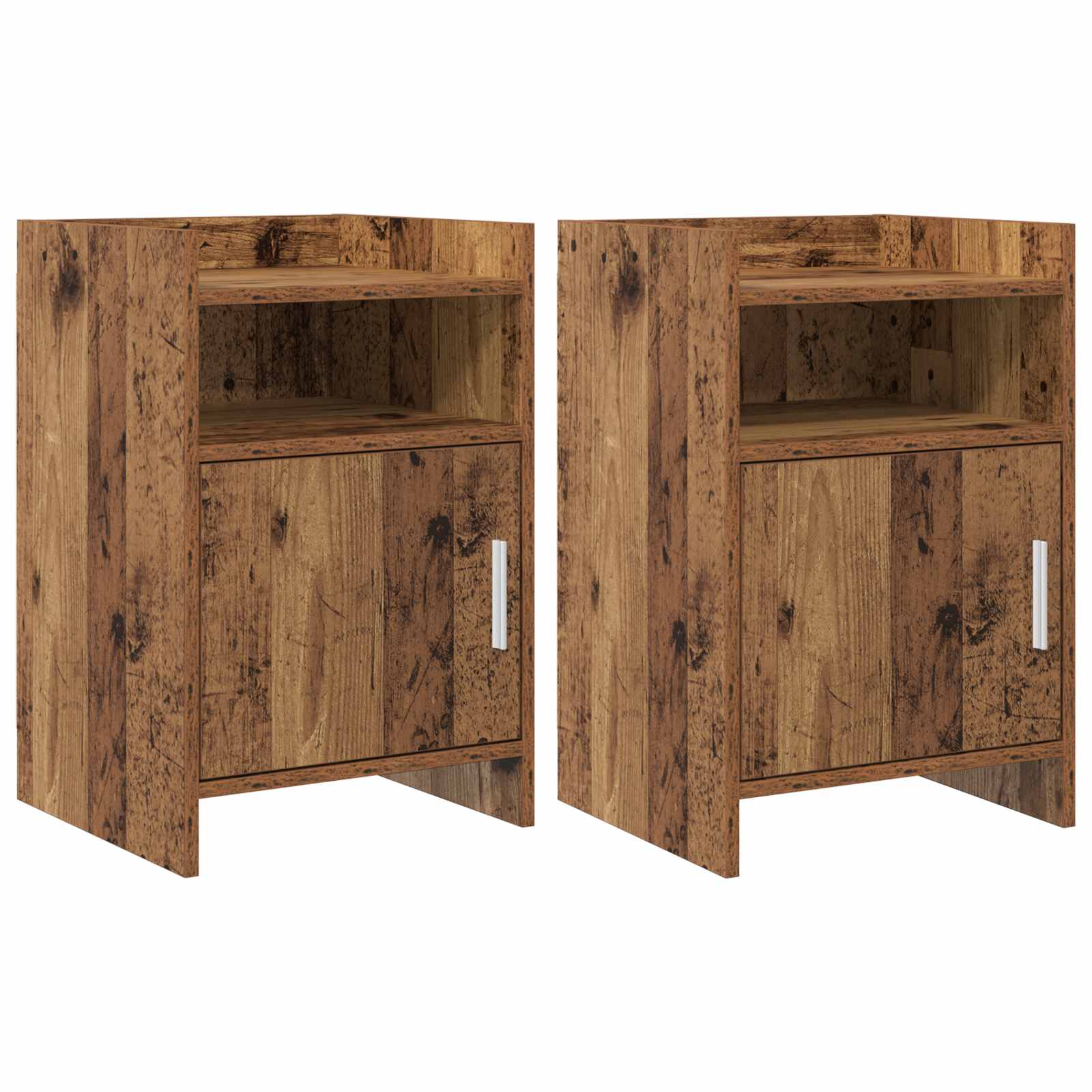 Tables de chevet 2 pcs Bois ancien 40 x 36 x 60 cm