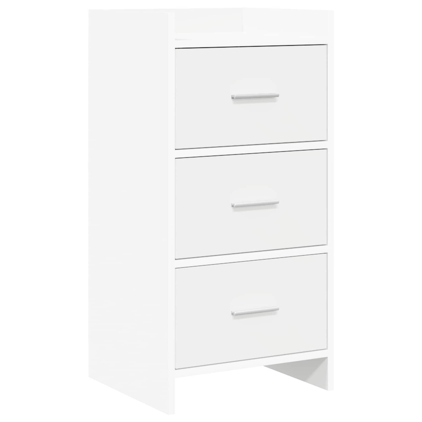 Buffet Blanc 40 x 36 x 80 cm Bois d'ingénierie