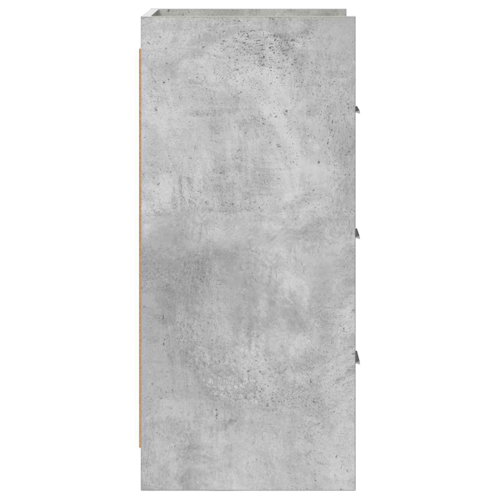 Buffet Gris béton 40 x 36 x 80 cm Bois d'ingénierie