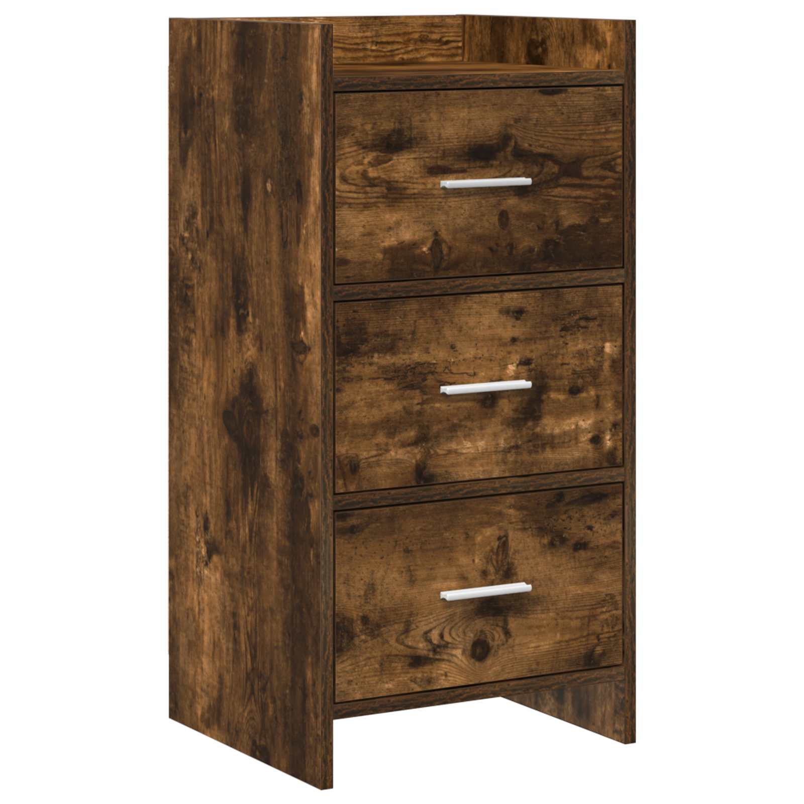 Buffet Chêne fumé 40 x 36 x 80 cm Bois d'ingénierie