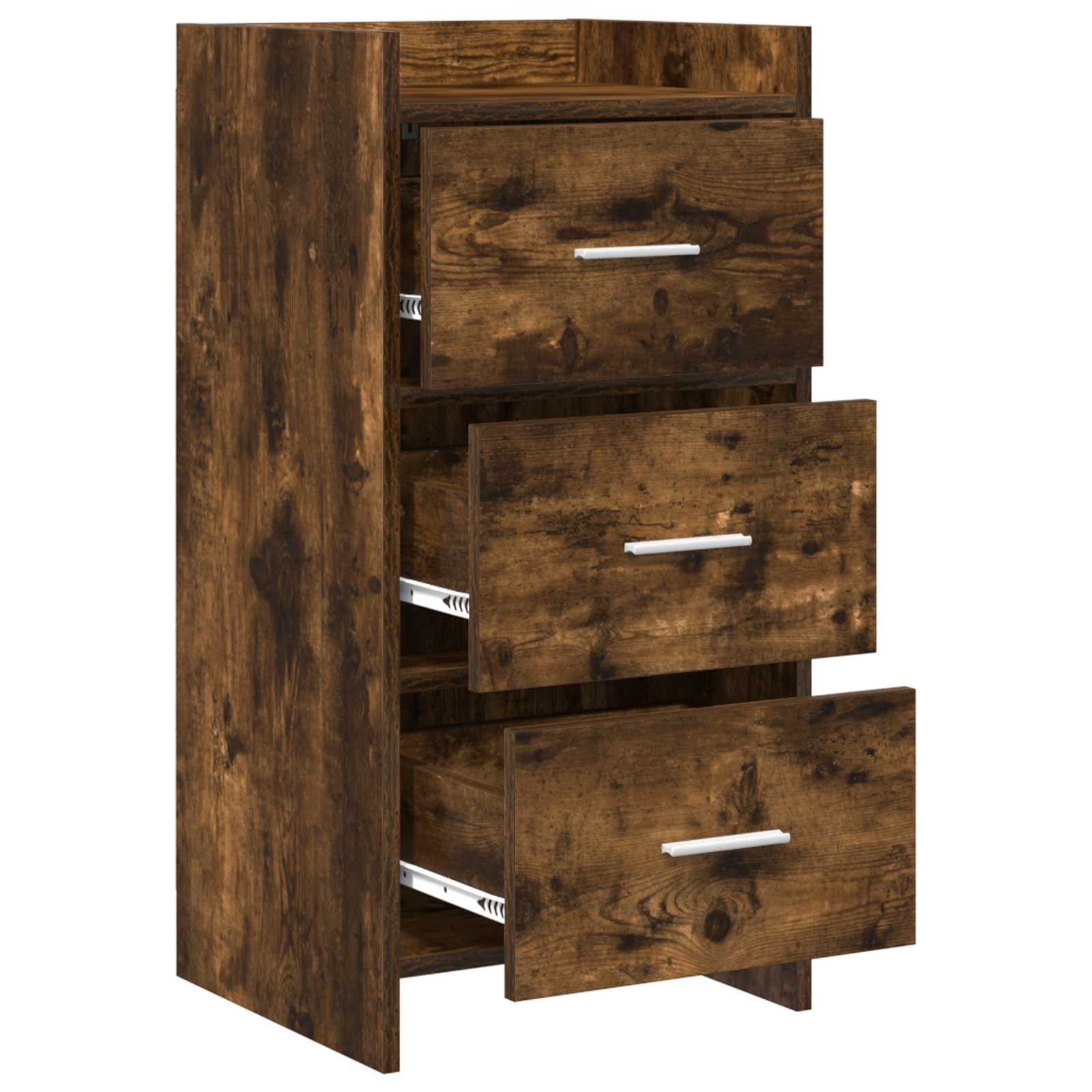 Buffet Chêne fumé 40 x 36 x 80 cm Bois d'ingénierie