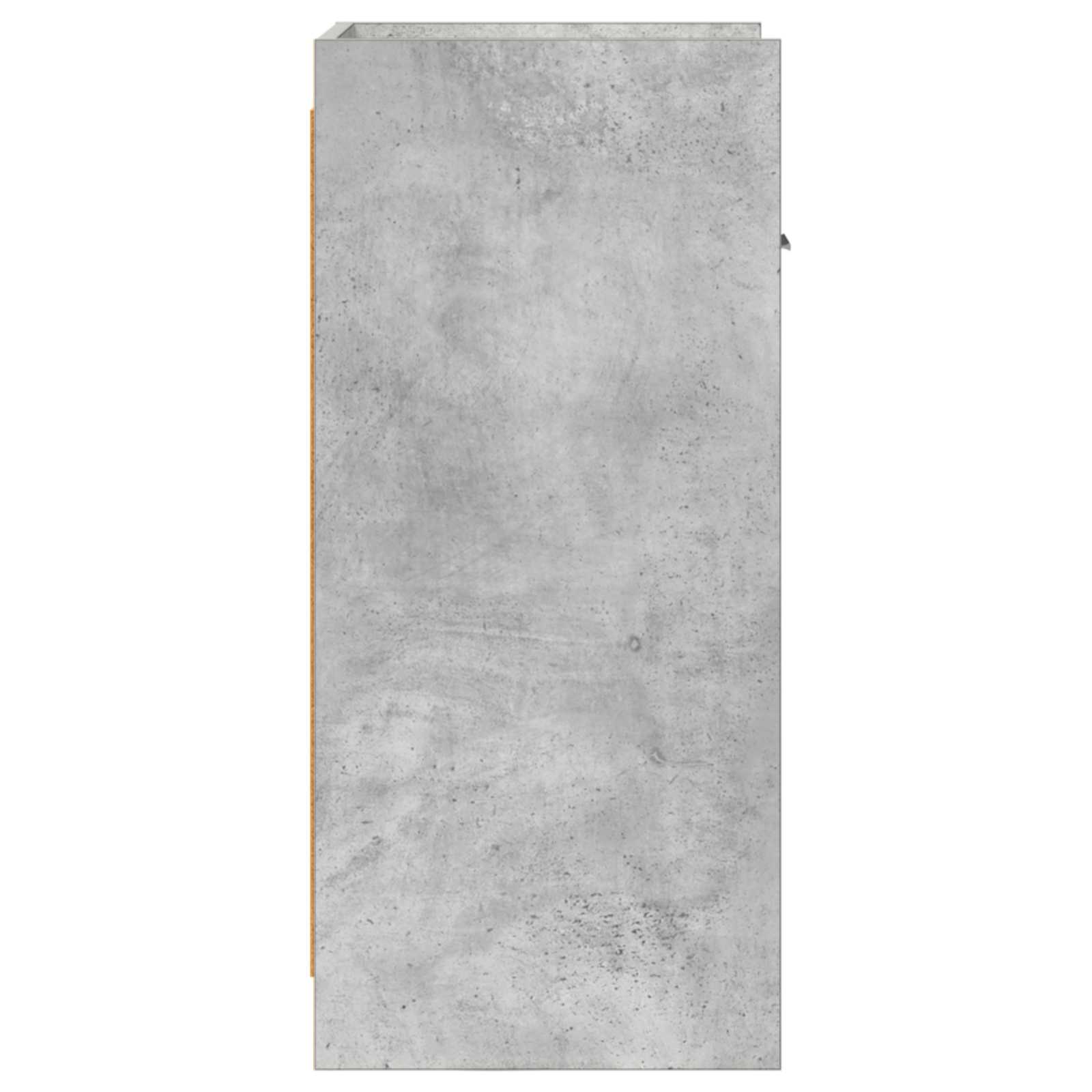 Buffet Gris béton 40 x 36 x 80 cm Bois d'ingénierie - XIOS