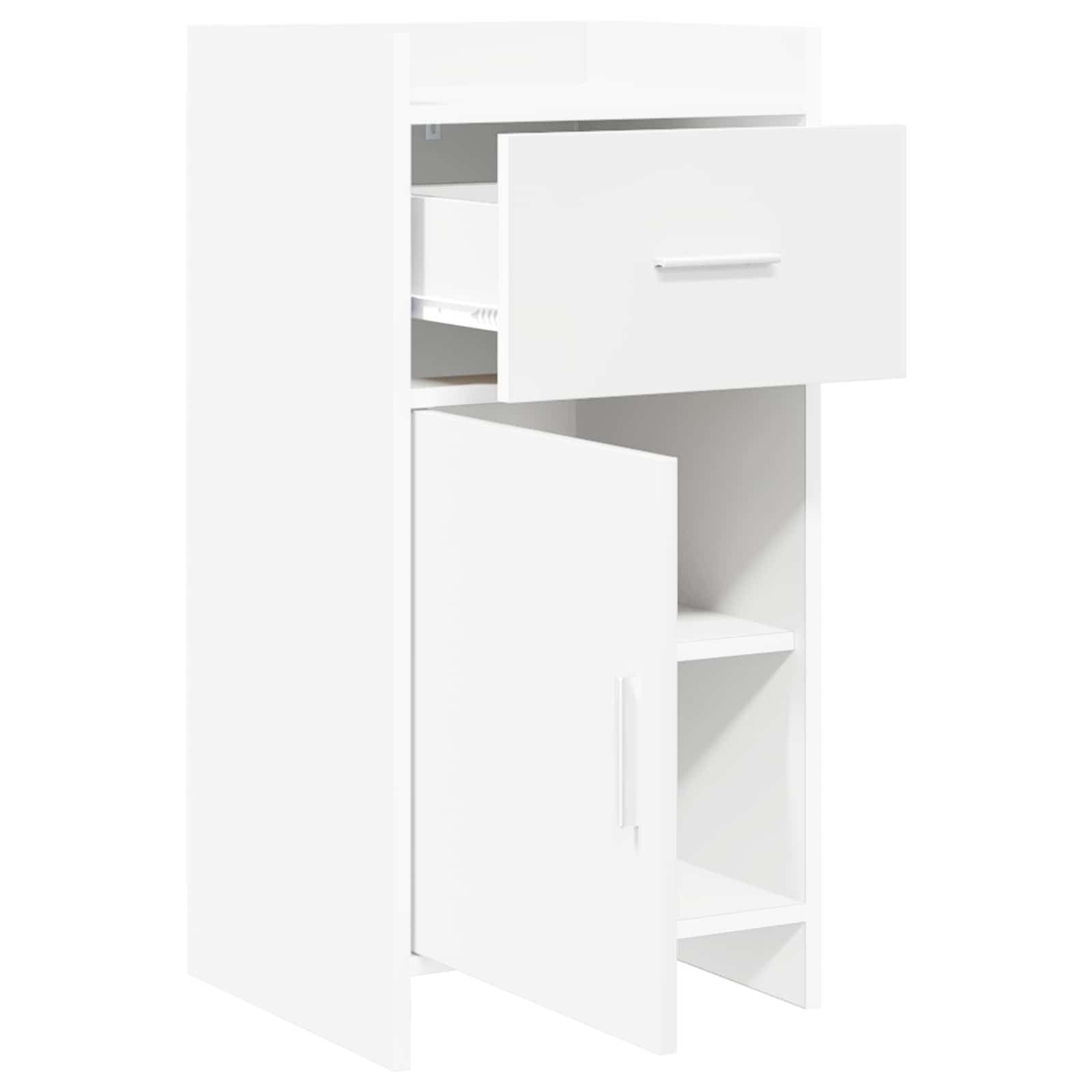 Buffet Blanc 40 x 36 x 80 cm Bois d'ingénierie