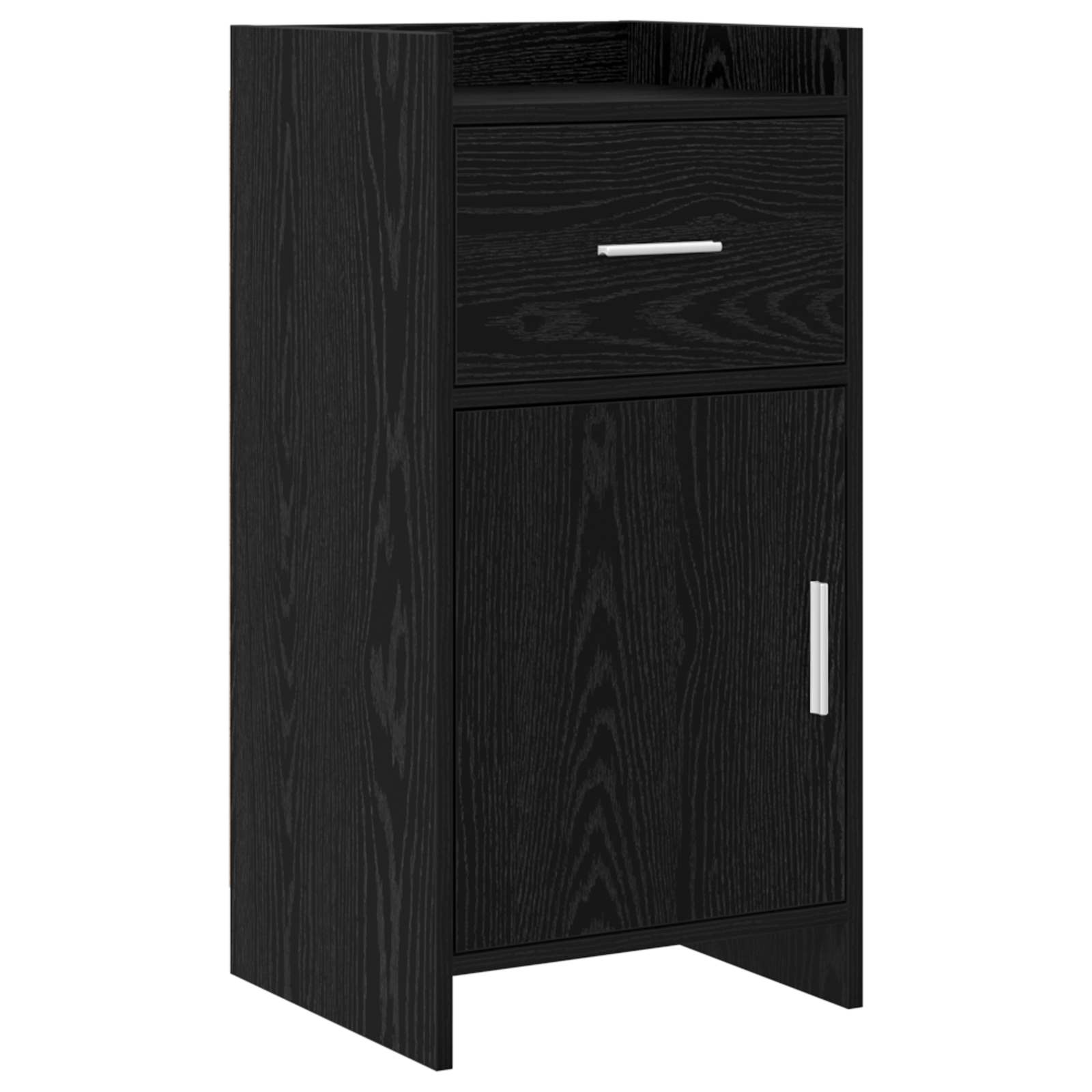 Buffet Chêne noir 40 x 36 x 80 cm Bois d'ingénierie