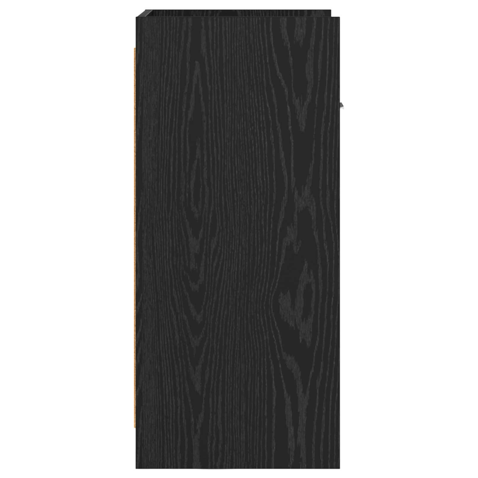 Buffet Chêne noir 40 x 36 x 80 cm Bois d'ingénierie