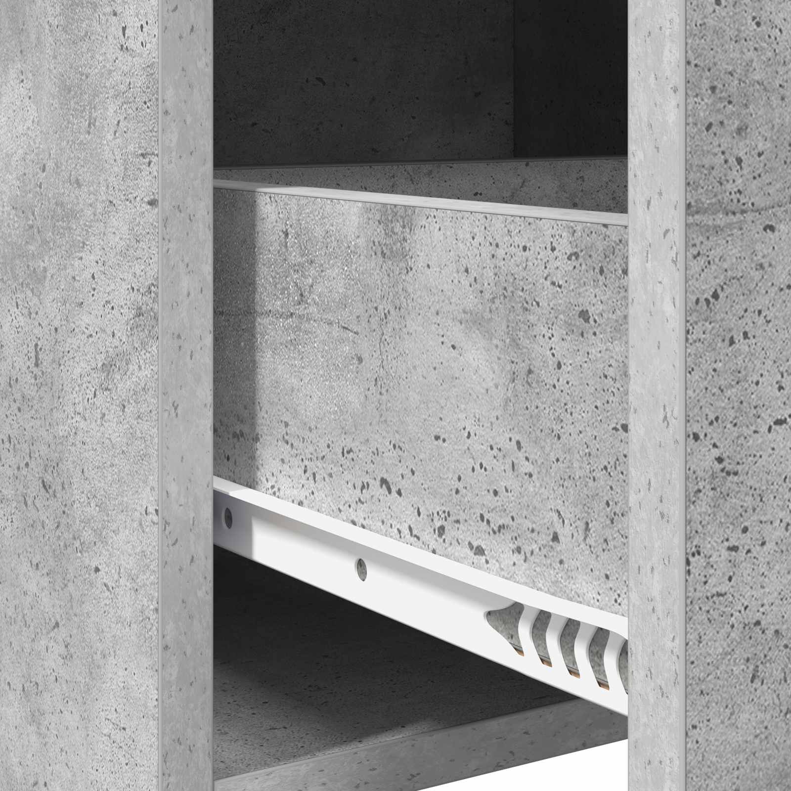 Buffet Gris béton 40 x 36 x 80 cm Bois d'ingénierie