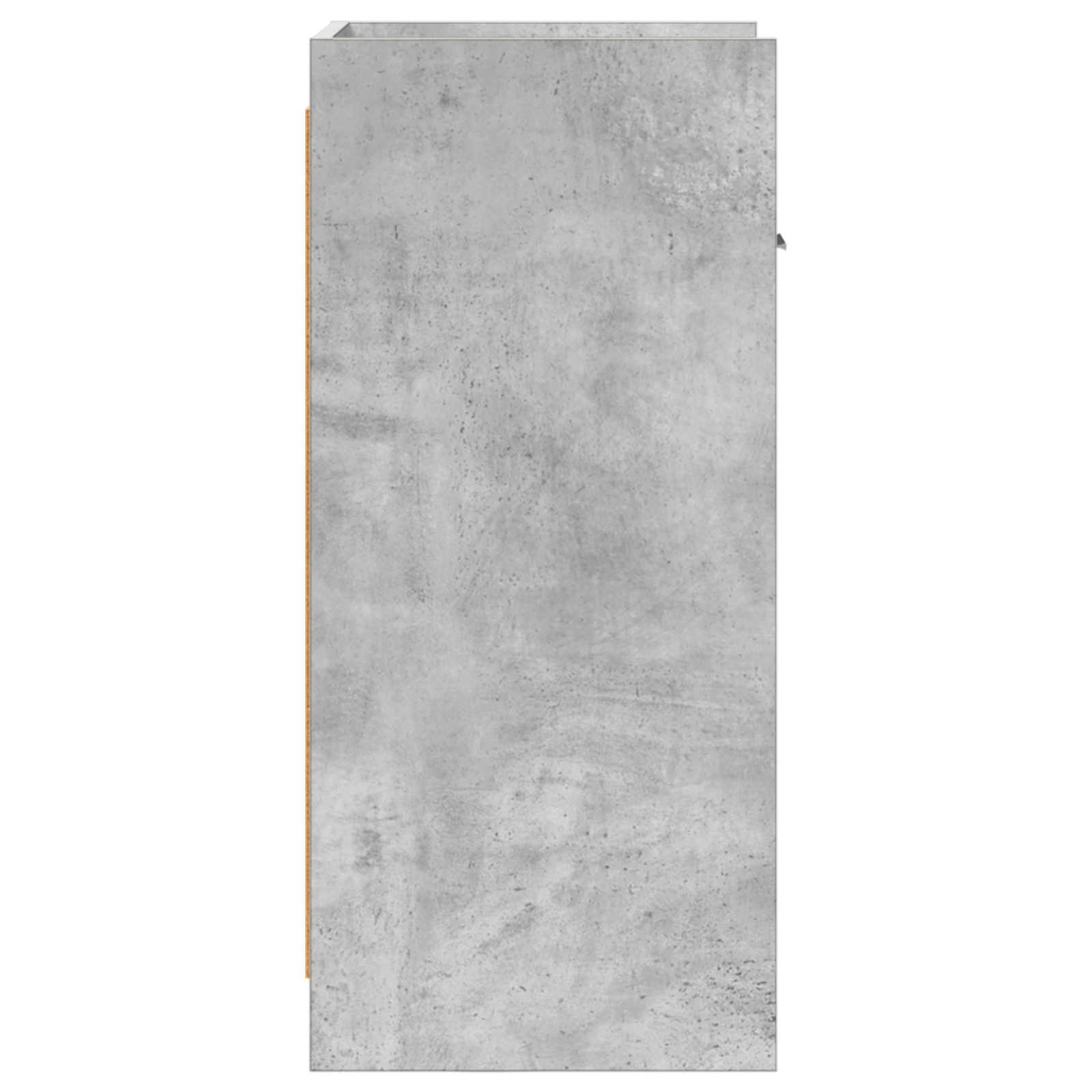 Buffet Gris béton 40 x 36 x 80 cm Bois d'ingénierie