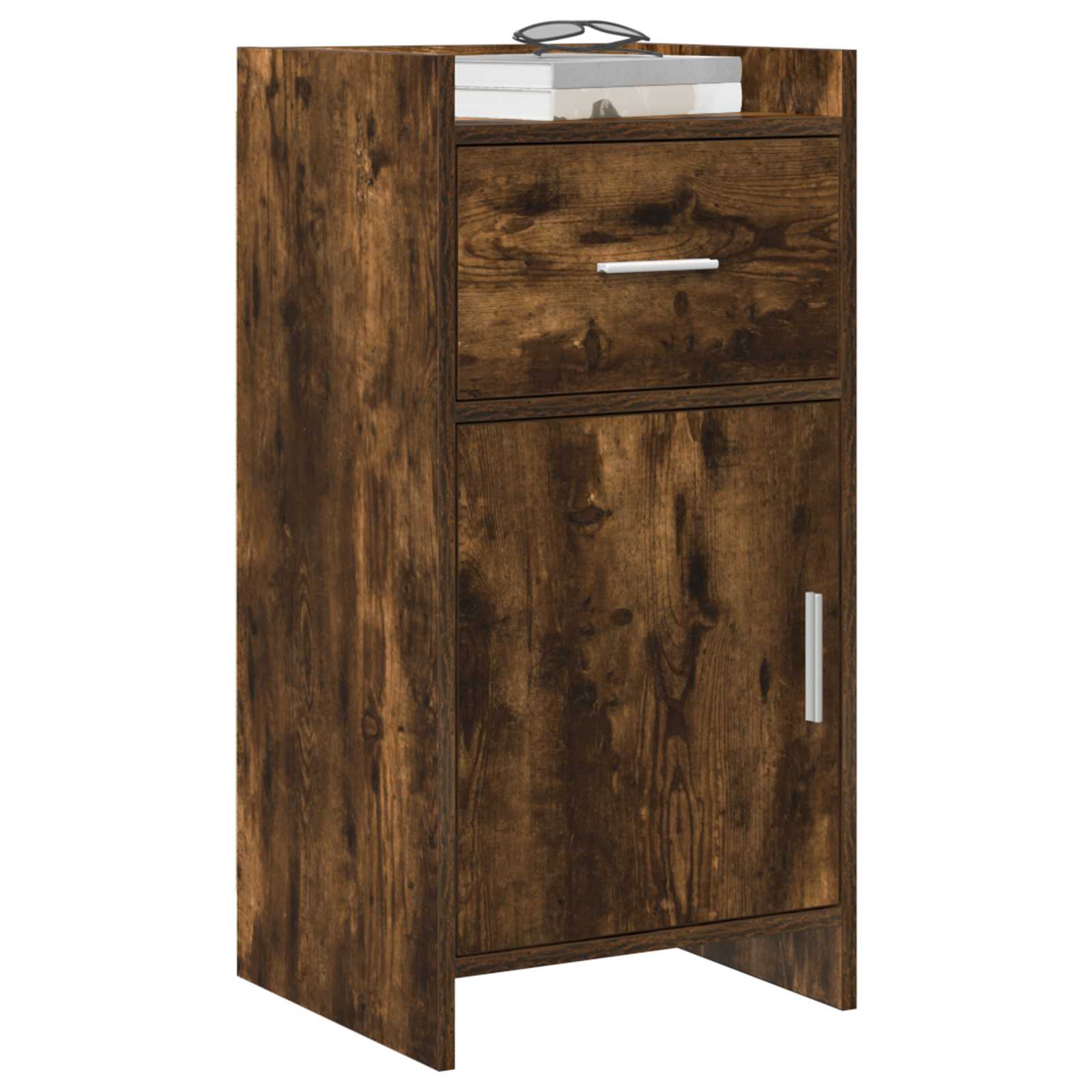 Buffet Chêne fumé 40 x 36 x 80 cm Bois d'ingénierie