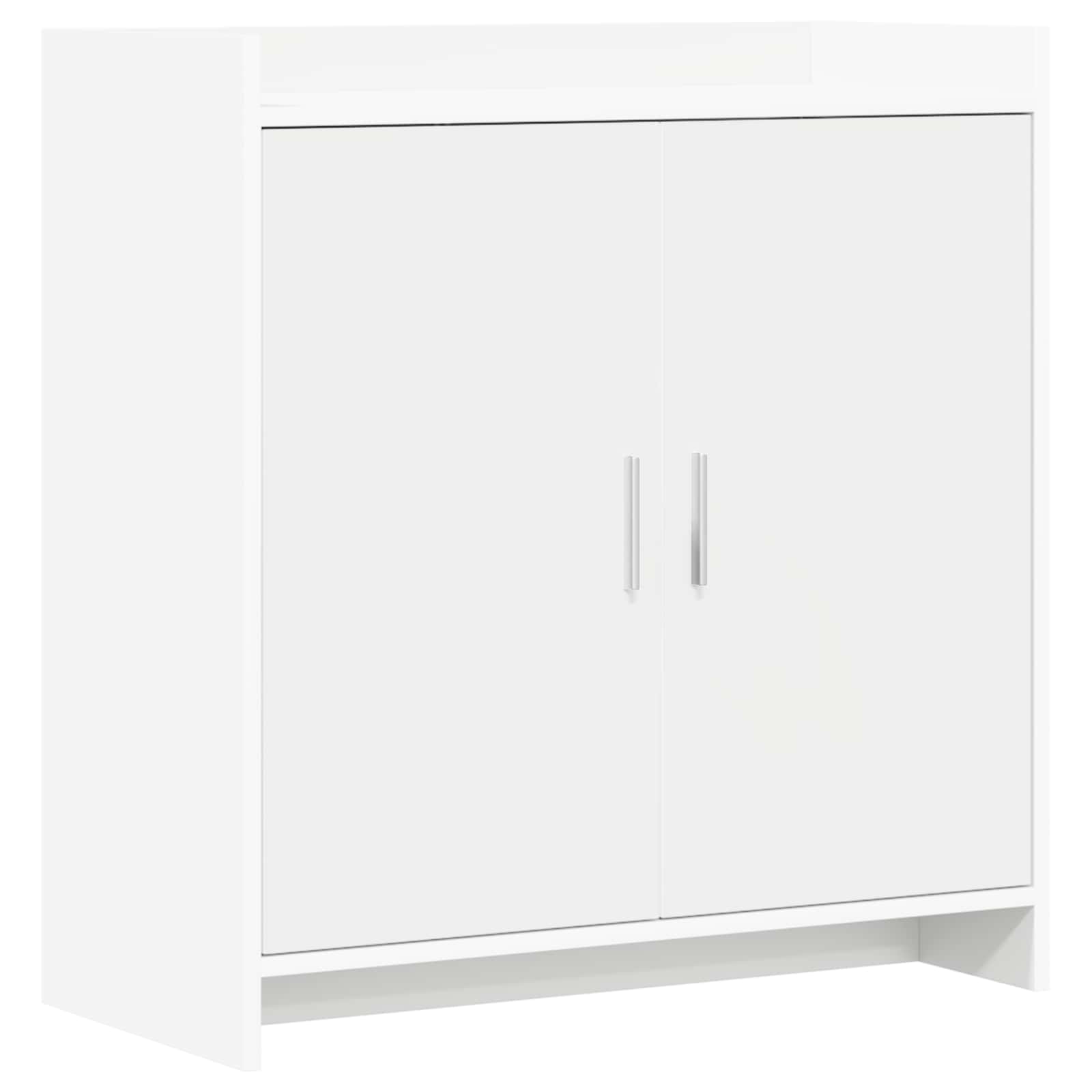 Buffet Blanc 72 x 36 x 80 cm Bois d'ingénierie