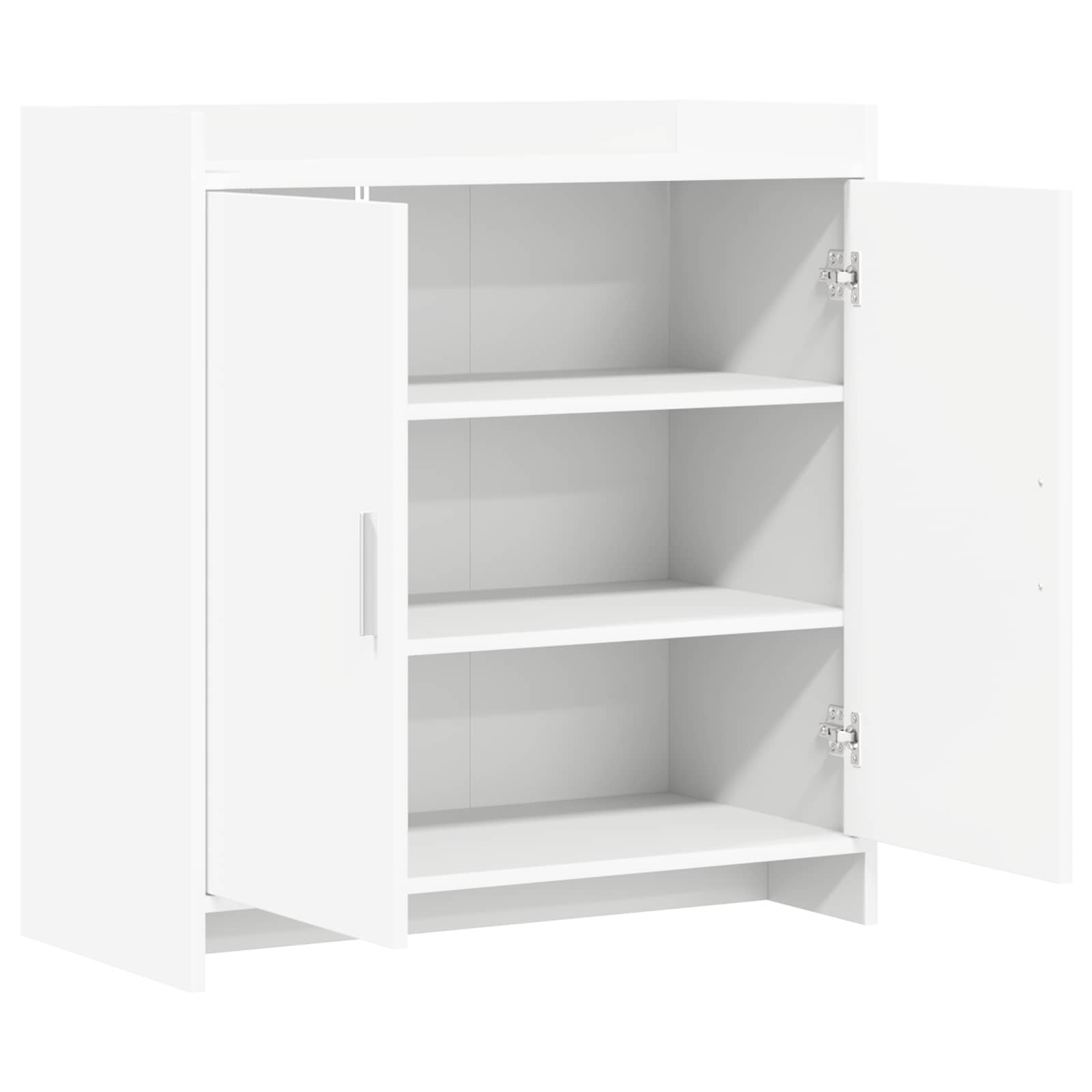 Buffet Blanc 72 x 36 x 80 cm Bois d'ingénierie