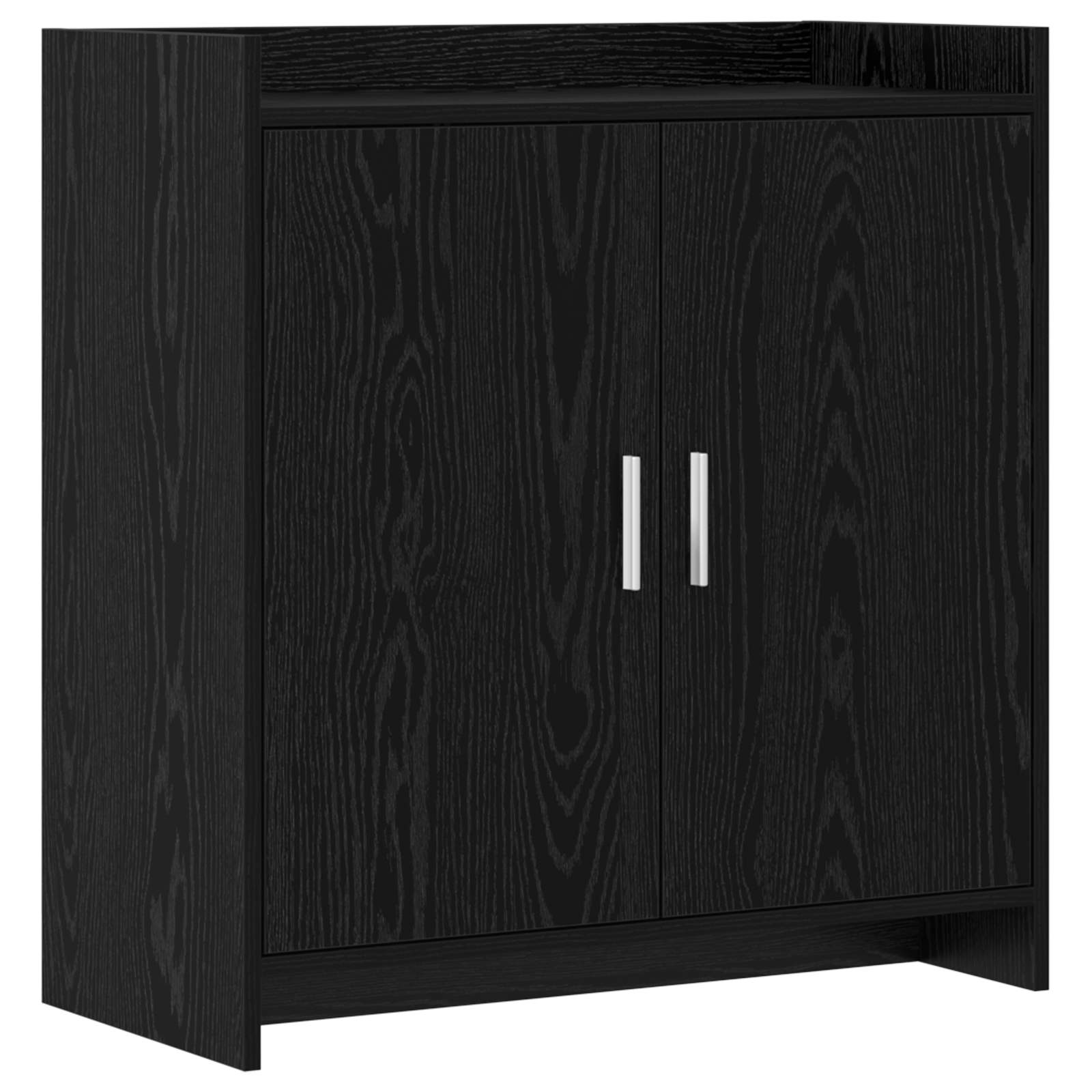 Buffet Chêne noir 72 x 36 x 80 cm Bois d'ingénierie