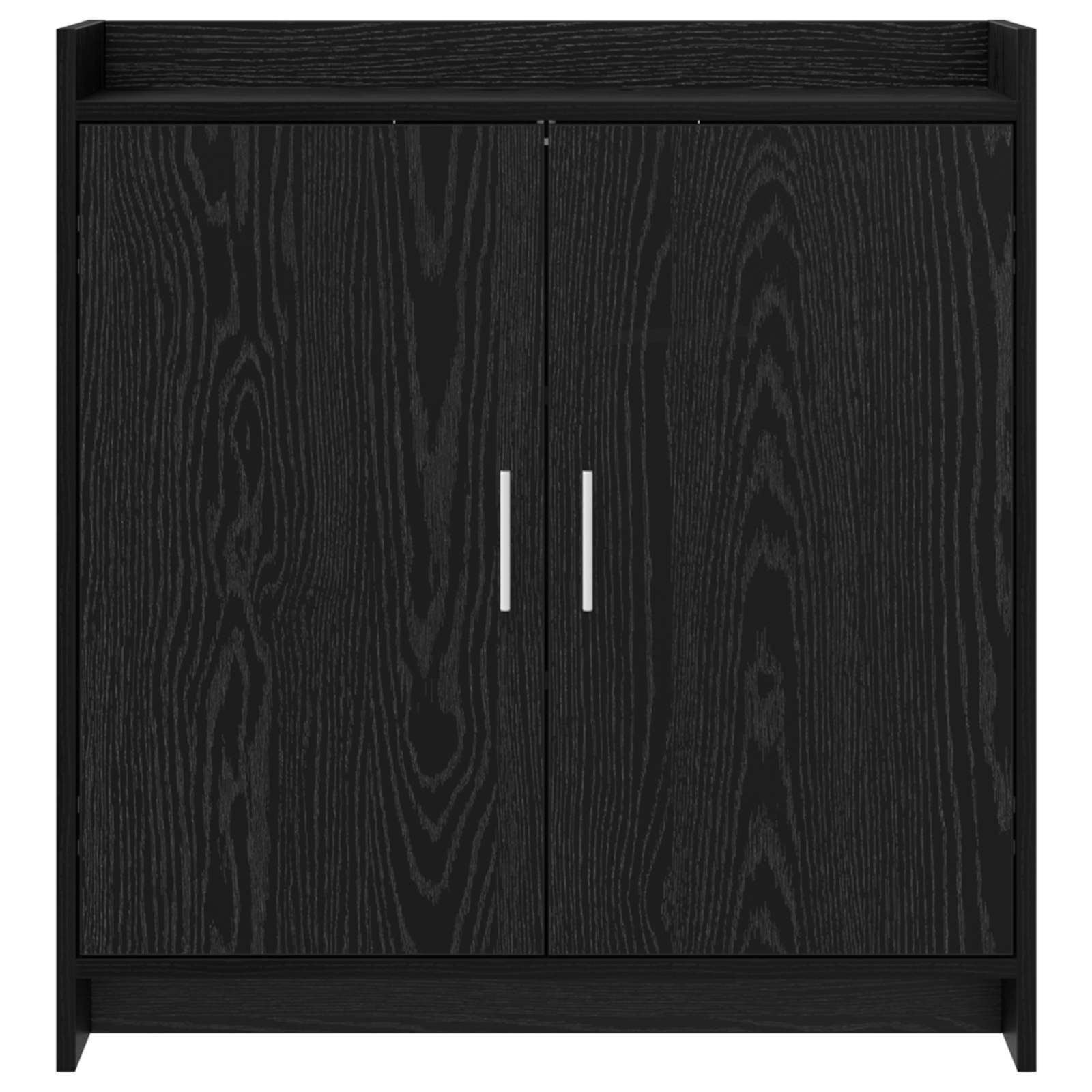 Buffet Chêne noir 72 x 36 x 80 cm Bois d'ingénierie